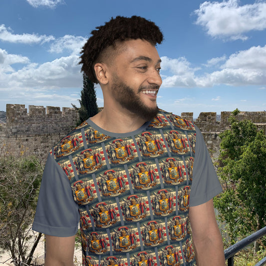 Wisconsin Vintage Christian Crusader - Premium Sports Jersey - USA - 100% Charity Benefit - The God Vote Collection by Chris Rabalais