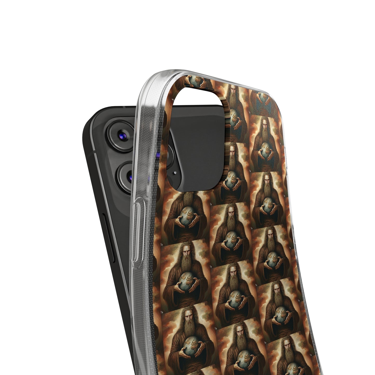 AImagination Collection Soft Phone Cases - "Yahweh's World" - The God Ball Originals by Chris Rabalais (2024)