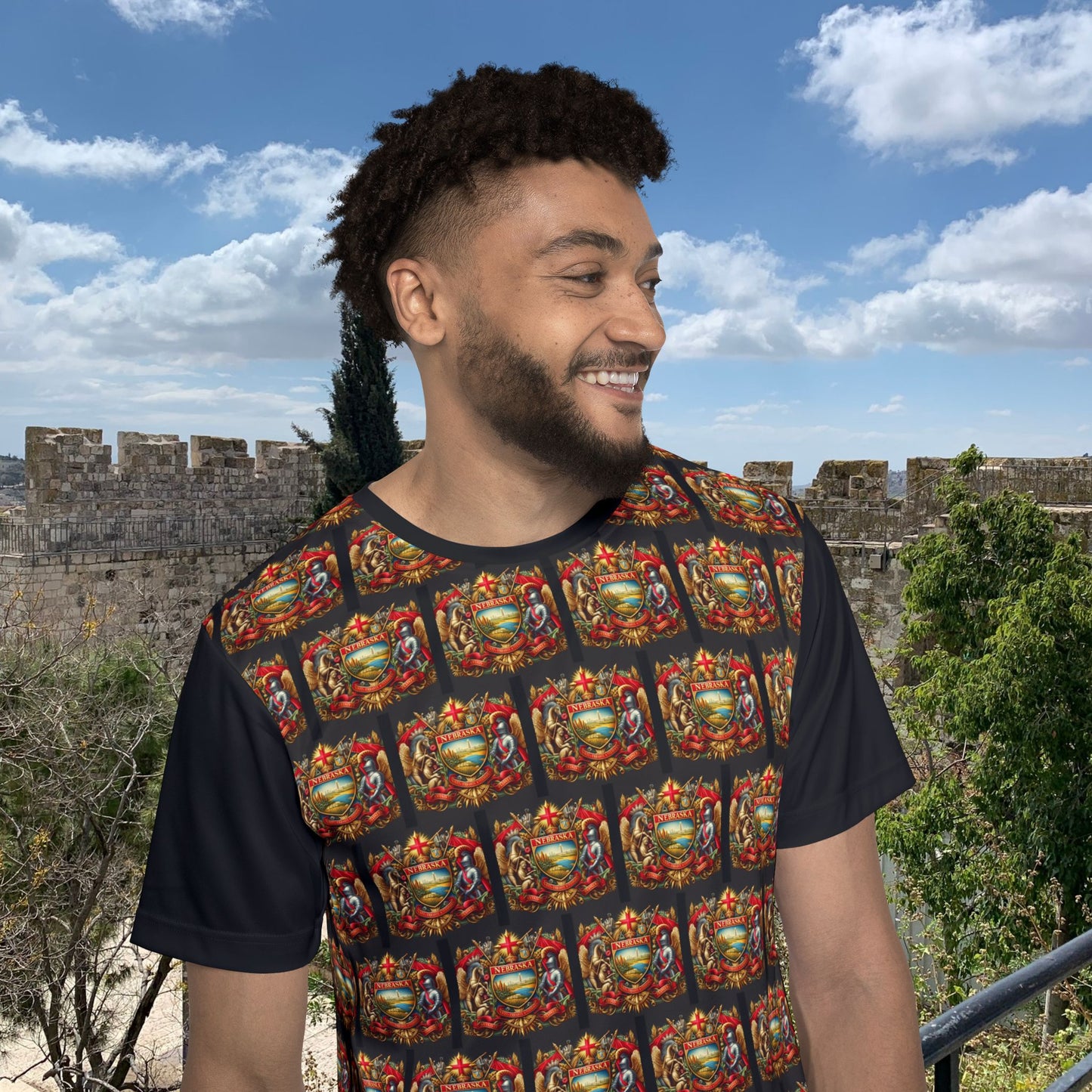 Nebraska Vintage Christian Crusader - Premium Sports Jersey - USA - 100% Charity Benefit - The God Vote Collection by Chris Rabalais