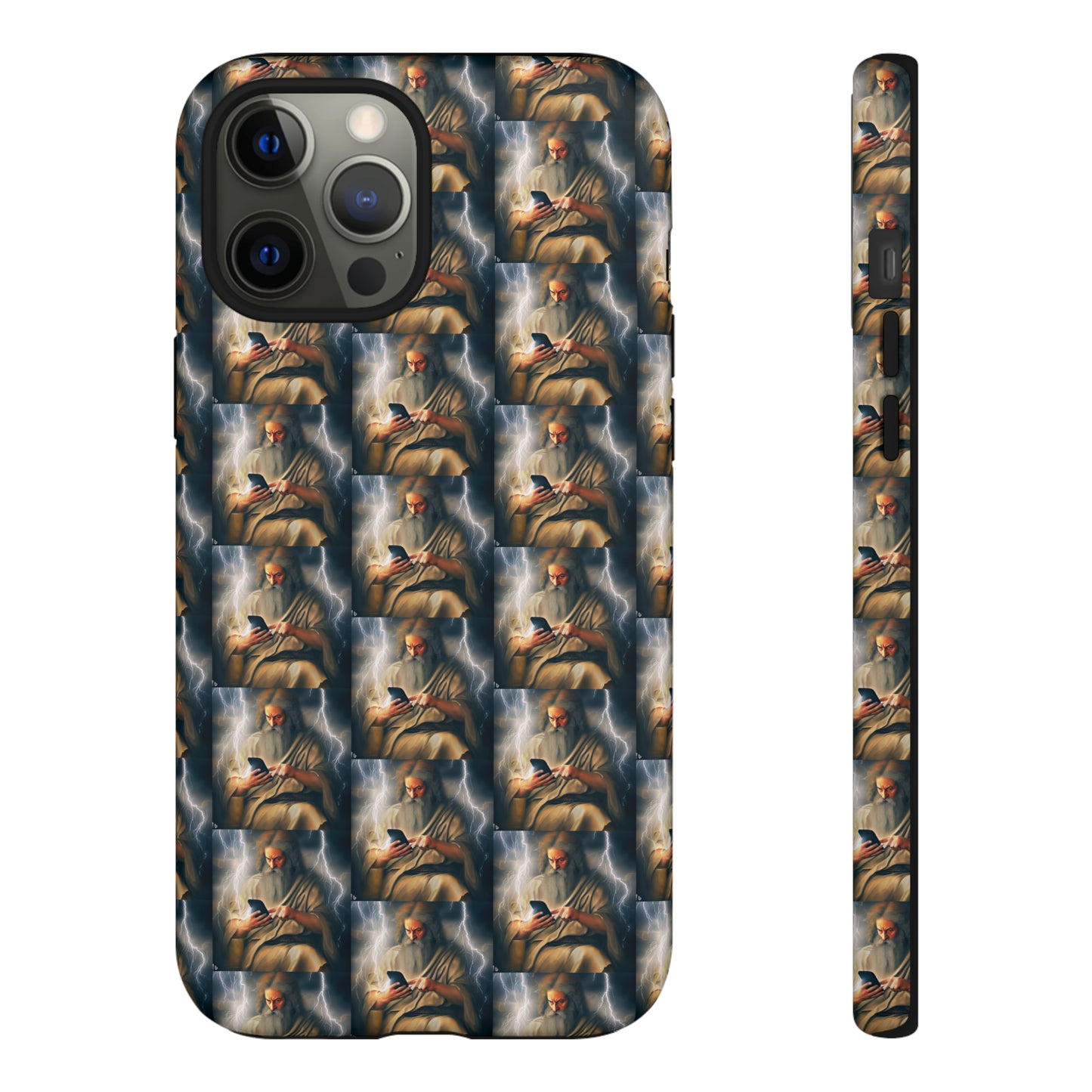 AImagination Collection iPhone Tough Cases - "The Watchman" - The God Ball Originals by Chris Rabalais (2024)