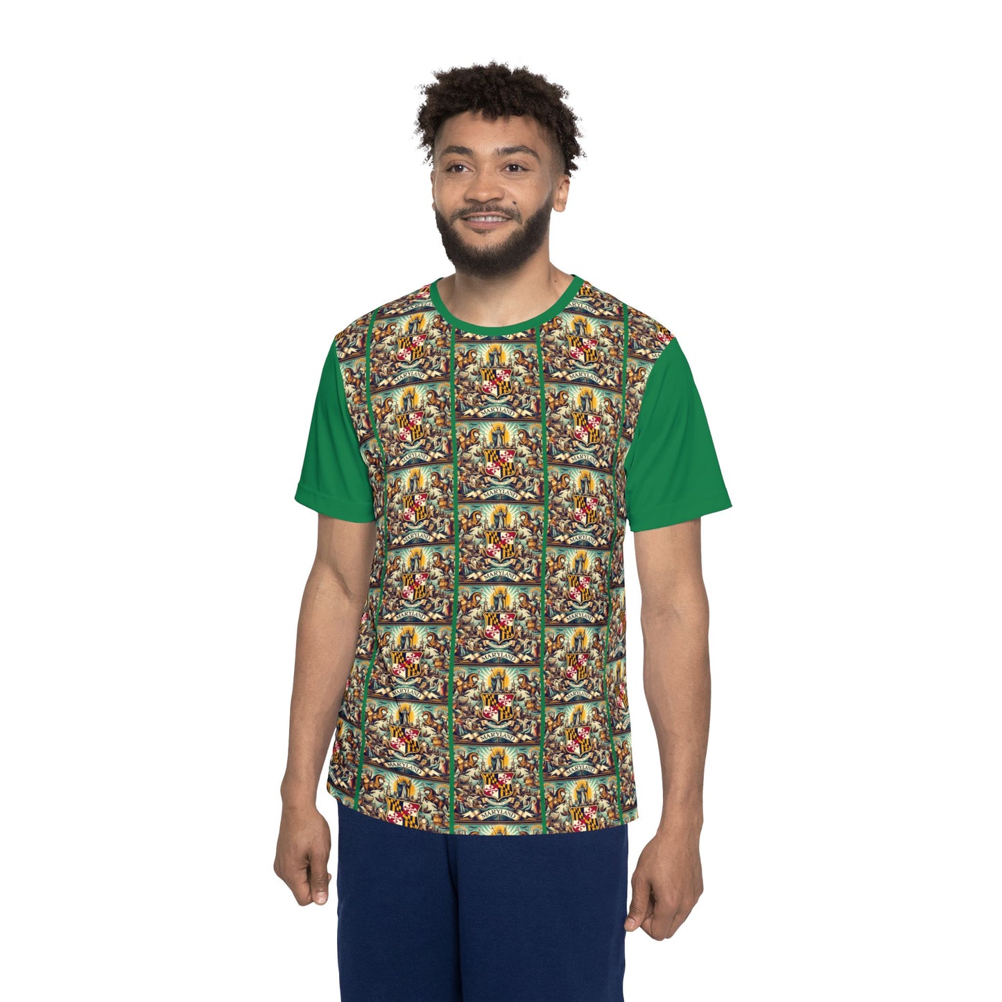 Maryland Vintage Christian Crusader - Premium Sports Jersey - USA - 100% Charity Benefit - The God Vote Collection by Chris Rabalais