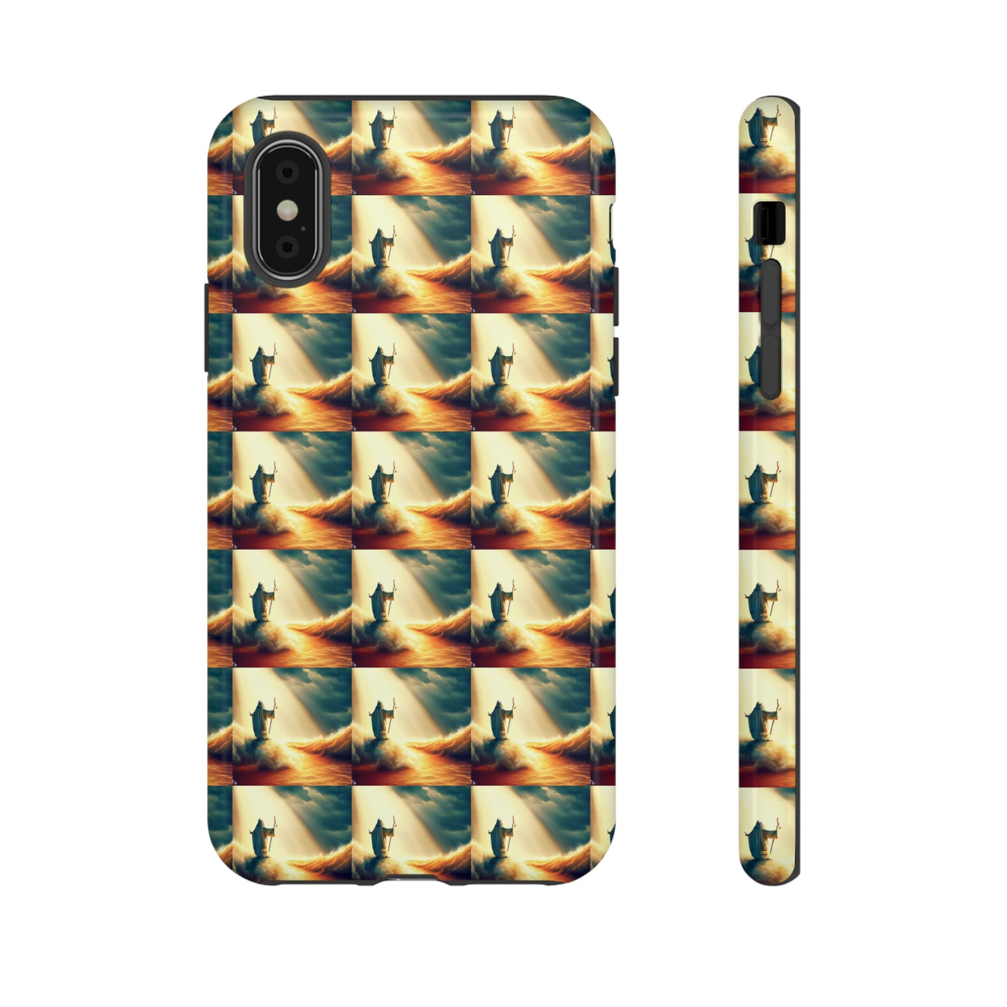 AImagination Collection iPhone Tough Case - "Parting the Sea" - The God Ball Originals by Chris Rabalais (2024)
