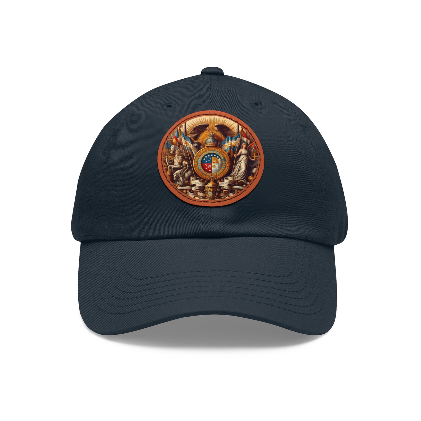 Missouri Vintage Christian Crusader Campaign Hat - Chino Twill Leather Logo - 100% Charity - The God Vote Collection by Chris Rabalais