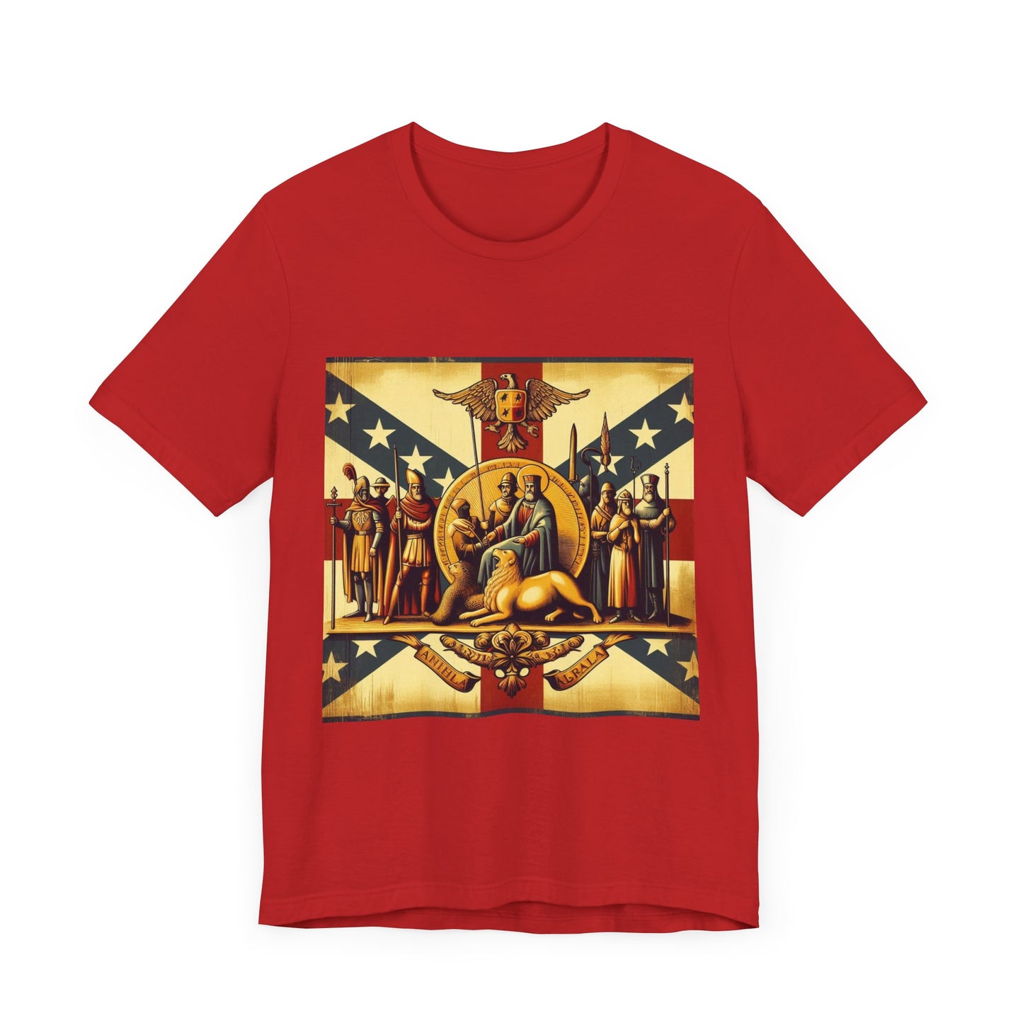 Alabama Vintage Christian Crusader - Unisex Jersey Tee - USA - 100% Charity Benefit - The God Vote Collection by Chris Rabalais