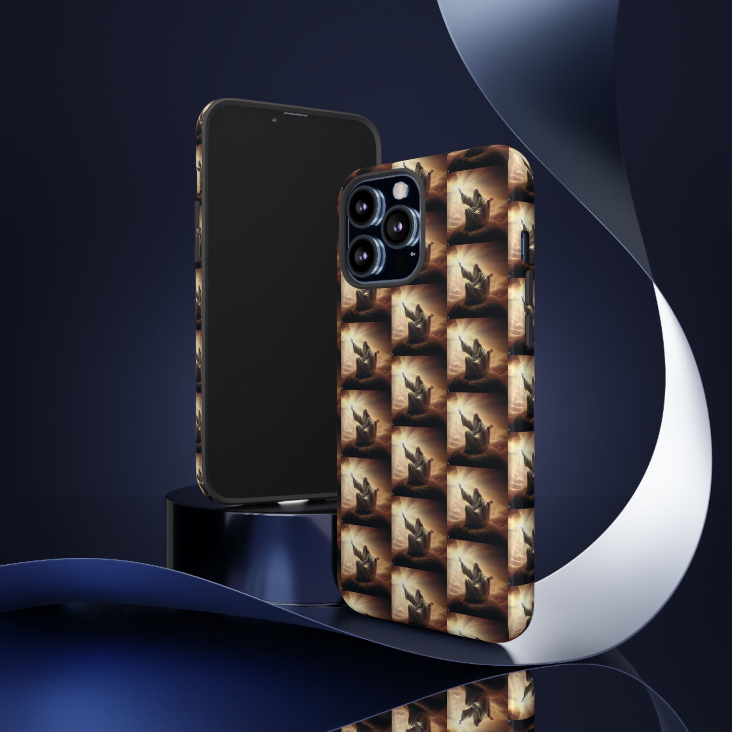 AImagination Collection iPhone Tough Case - "Let There Be Light" - The God Ball Originals by Chris Rabalais (2024)