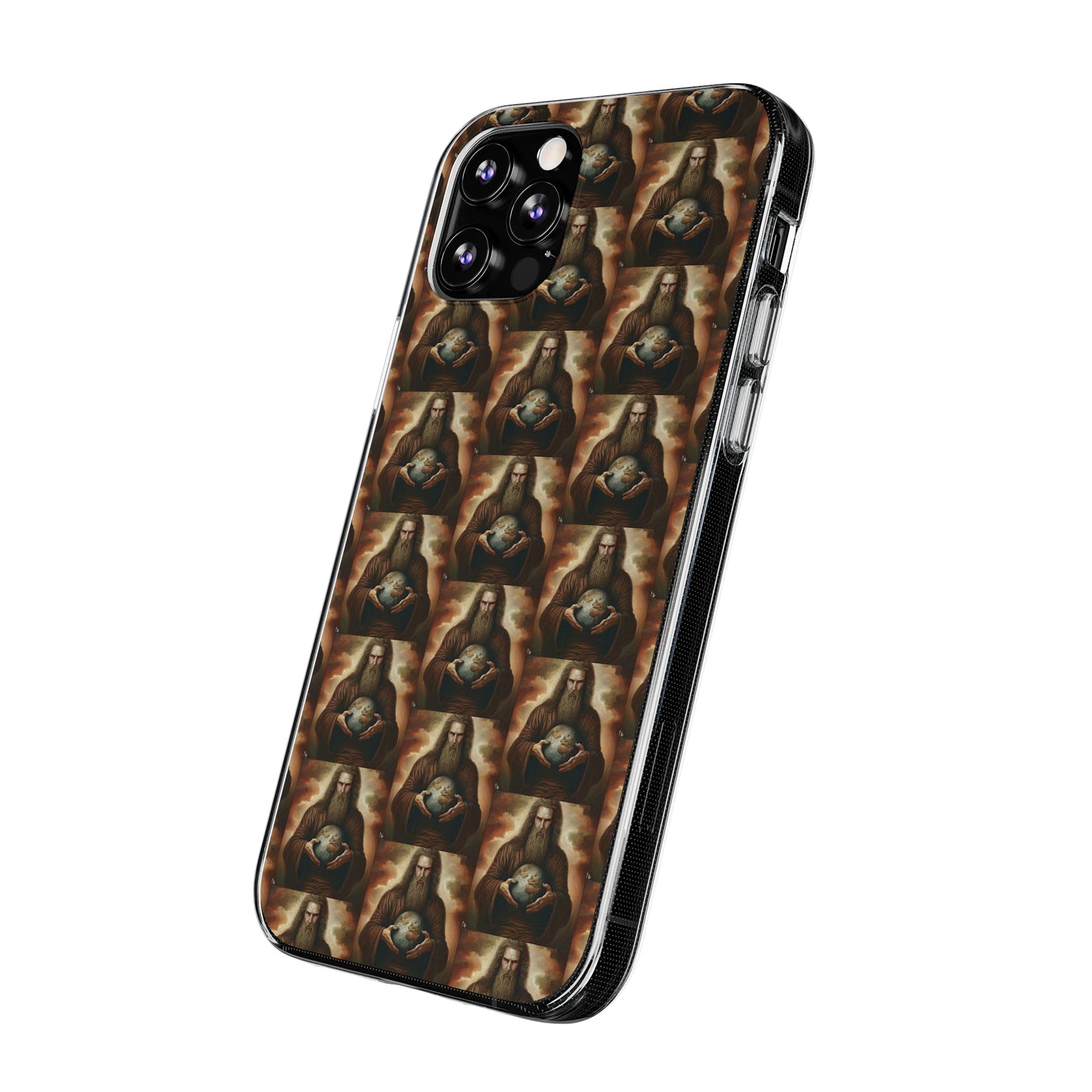 AImagination Collection Soft Phone Cases - "Yahweh's World" - The God Ball Originals by Chris Rabalais (2024)