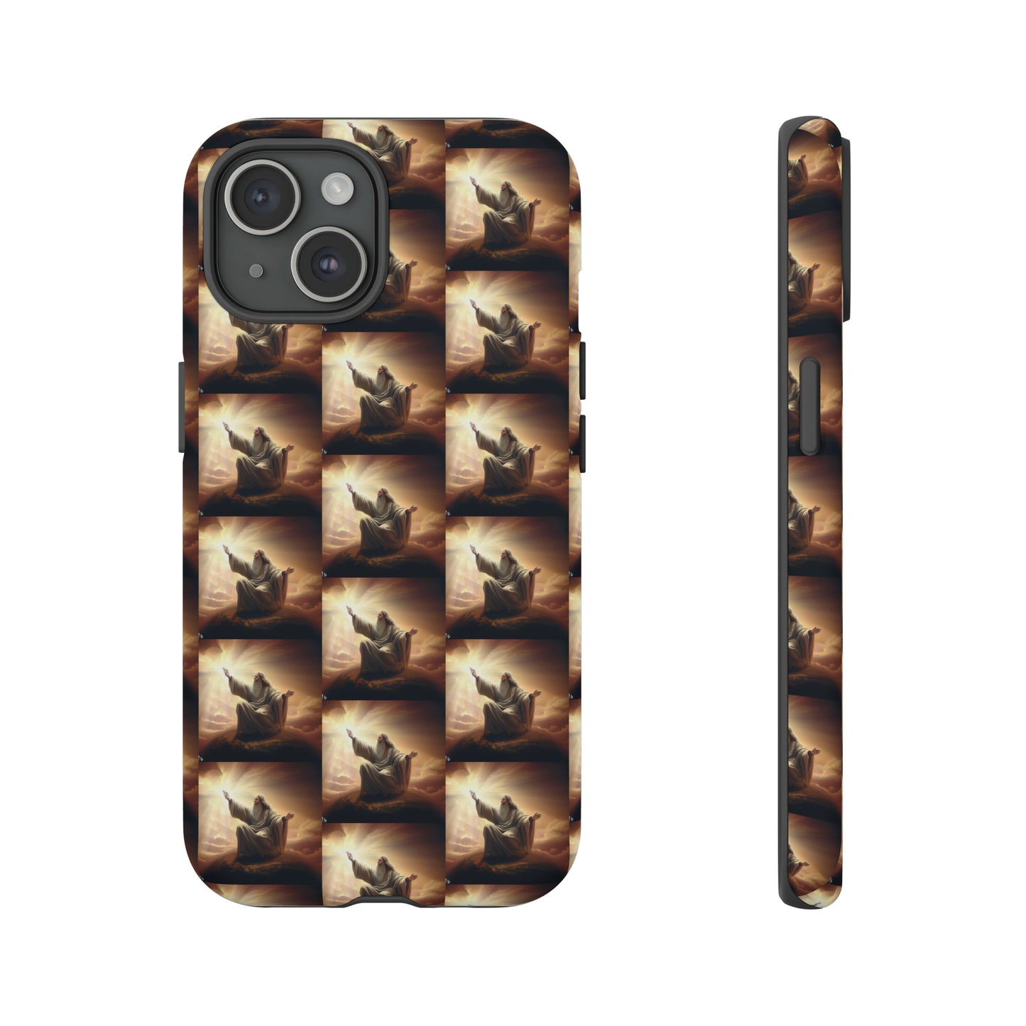 AImagination Collection iPhone Tough Case - "Let There Be Light" - The God Ball Originals by Chris Rabalais (2024)