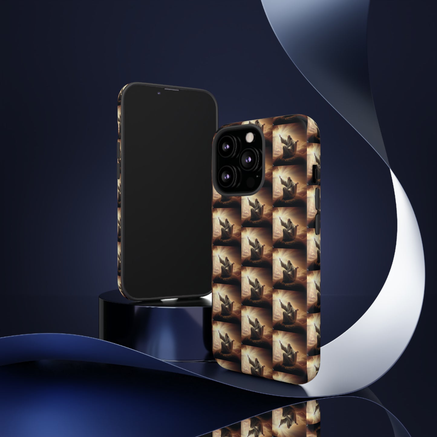 AImagination Collection iPhone Tough Case - "Let There Be Light" - The God Ball Originals by Chris Rabalais (2024)