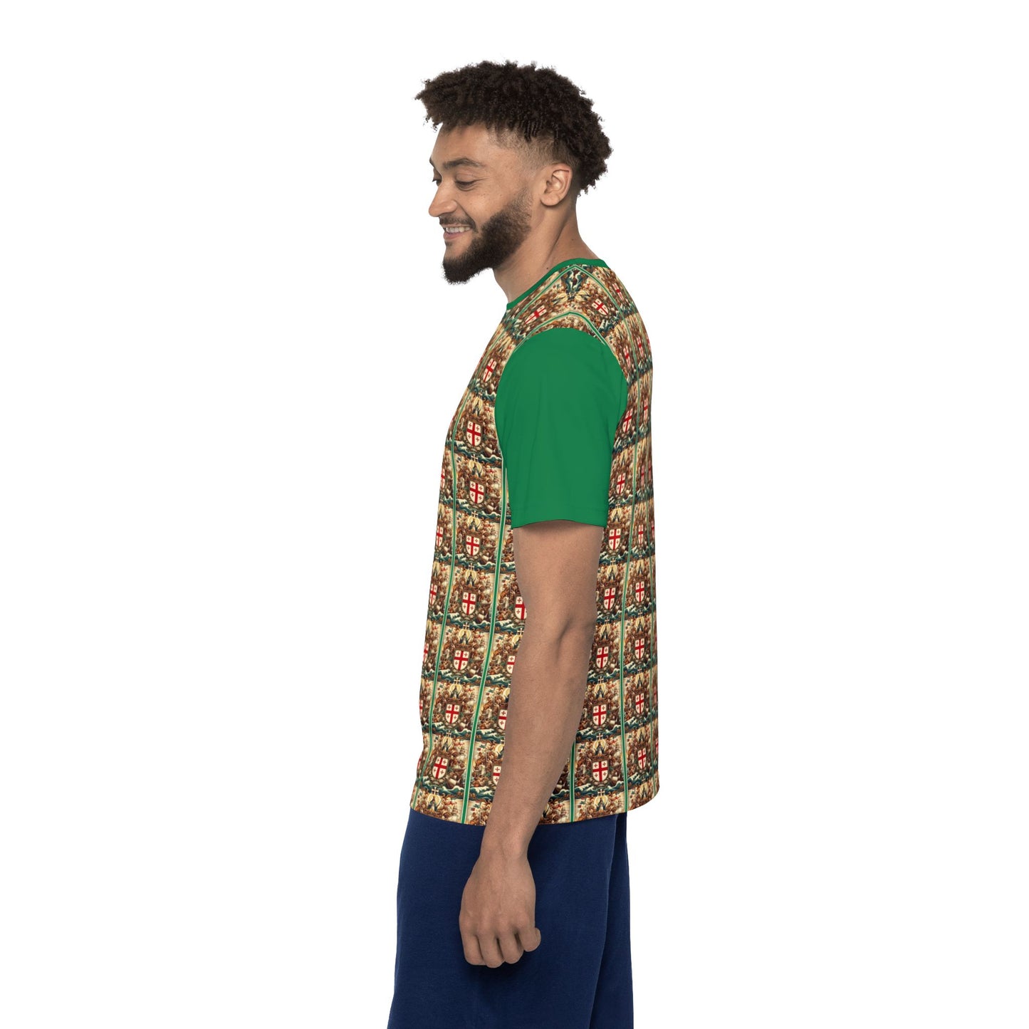 Northern Mariana Vintage Christian Crusader - Premium Sports Jersey - USA - 100% Charity Benefit - The God Vote Collection by Chris Rabalais