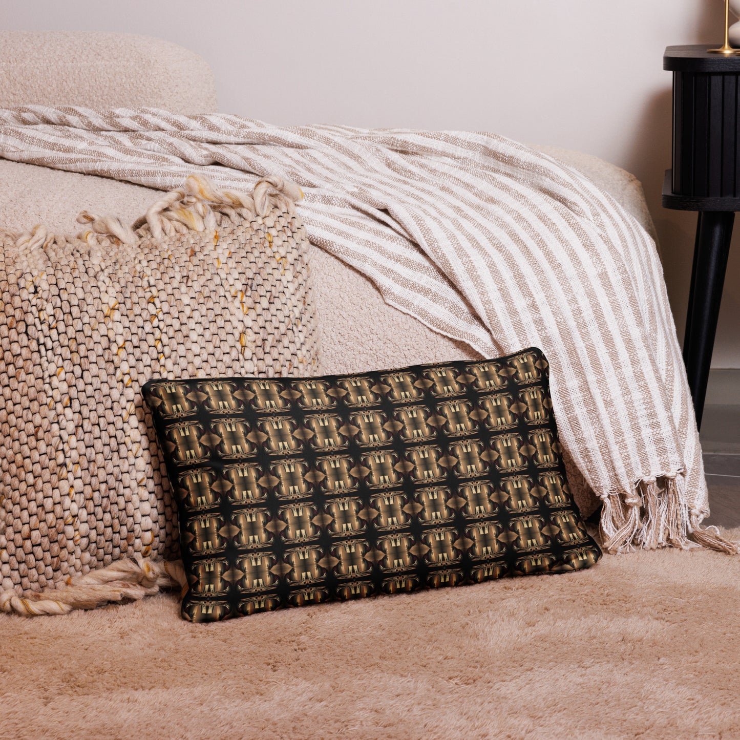 Platinum Home Pillow (Full Print) - The God Ball Originals by Chris Rabalais (2024)
