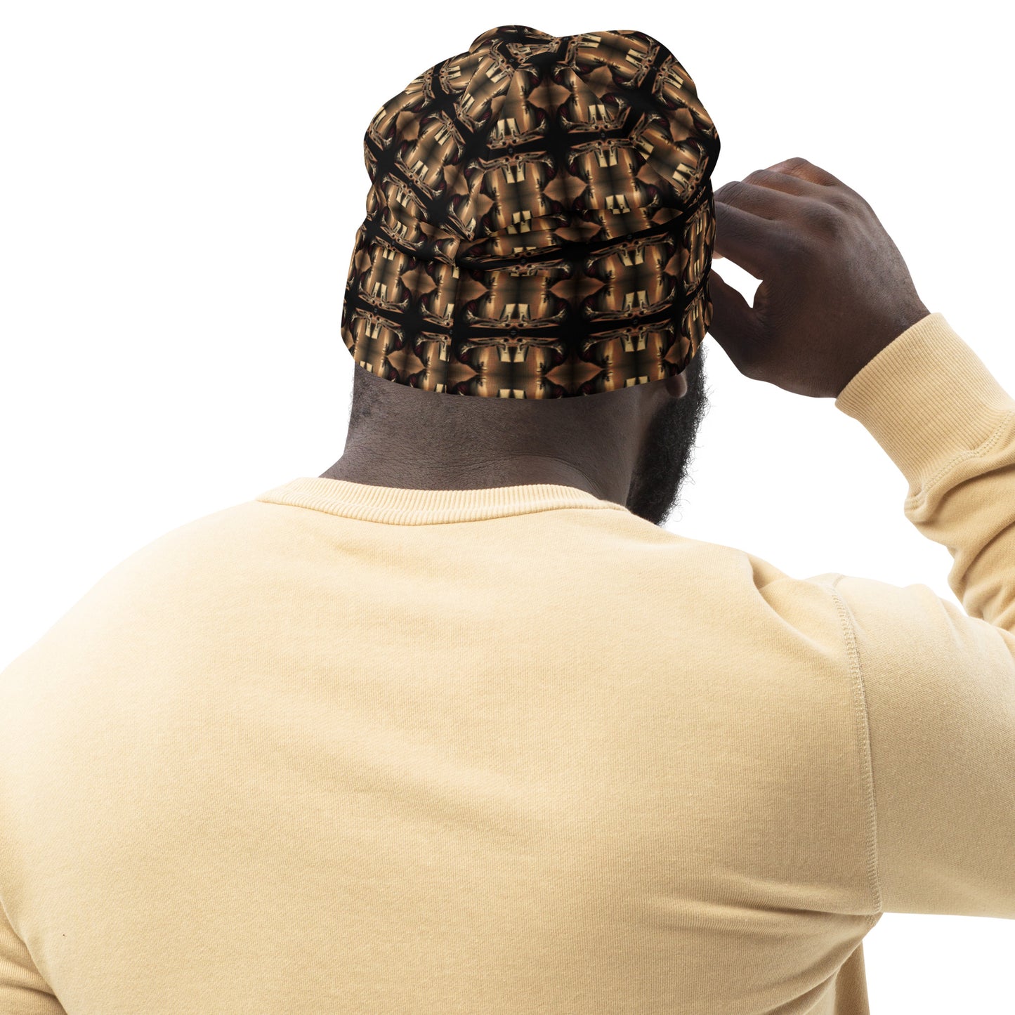 All-Over Print Beanie - The God Ball Originals by Chris Rabalais (2024)