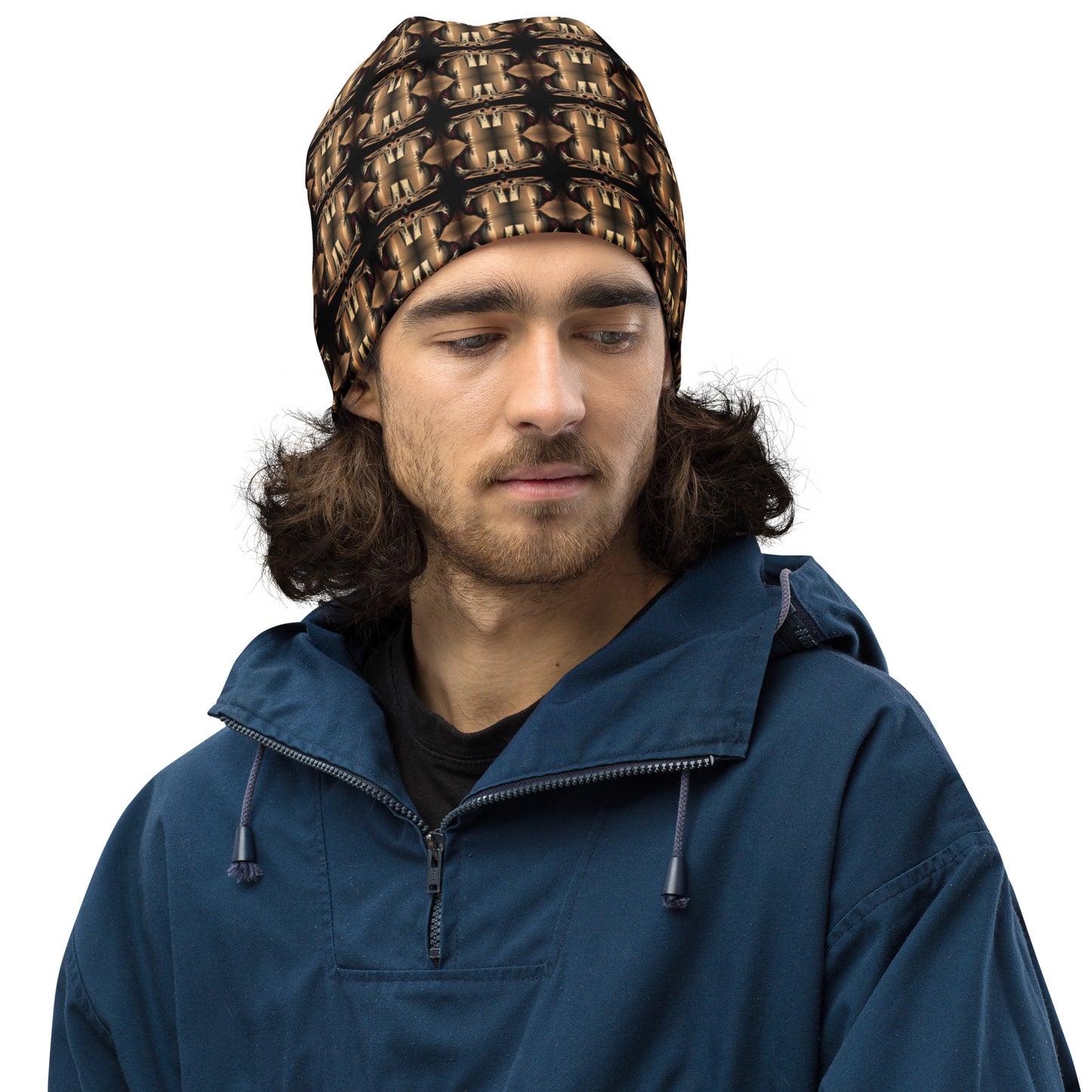 All-Over Print Beanie - The God Ball Originals by Chris Rabalais (2024)
