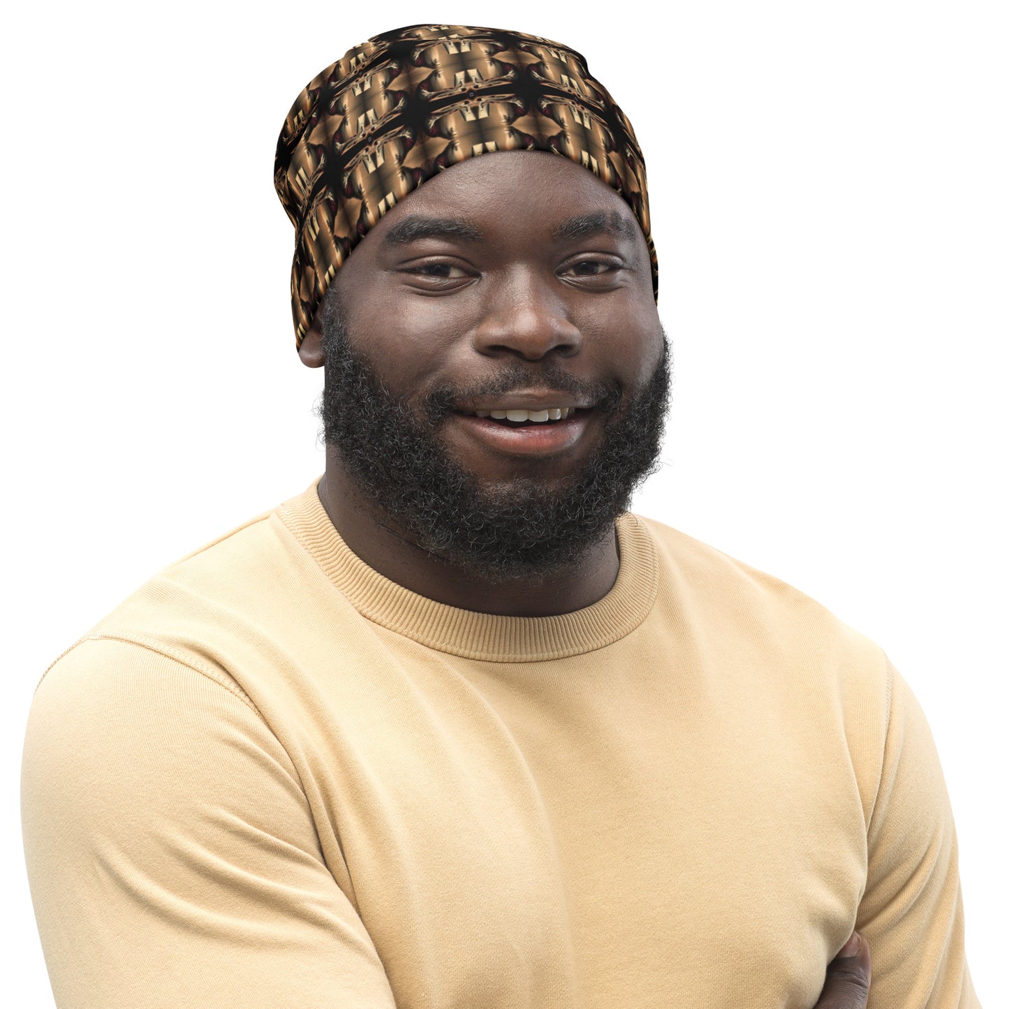 All-Over Print Beanie - The God Ball Originals by Chris Rabalais (2024)
