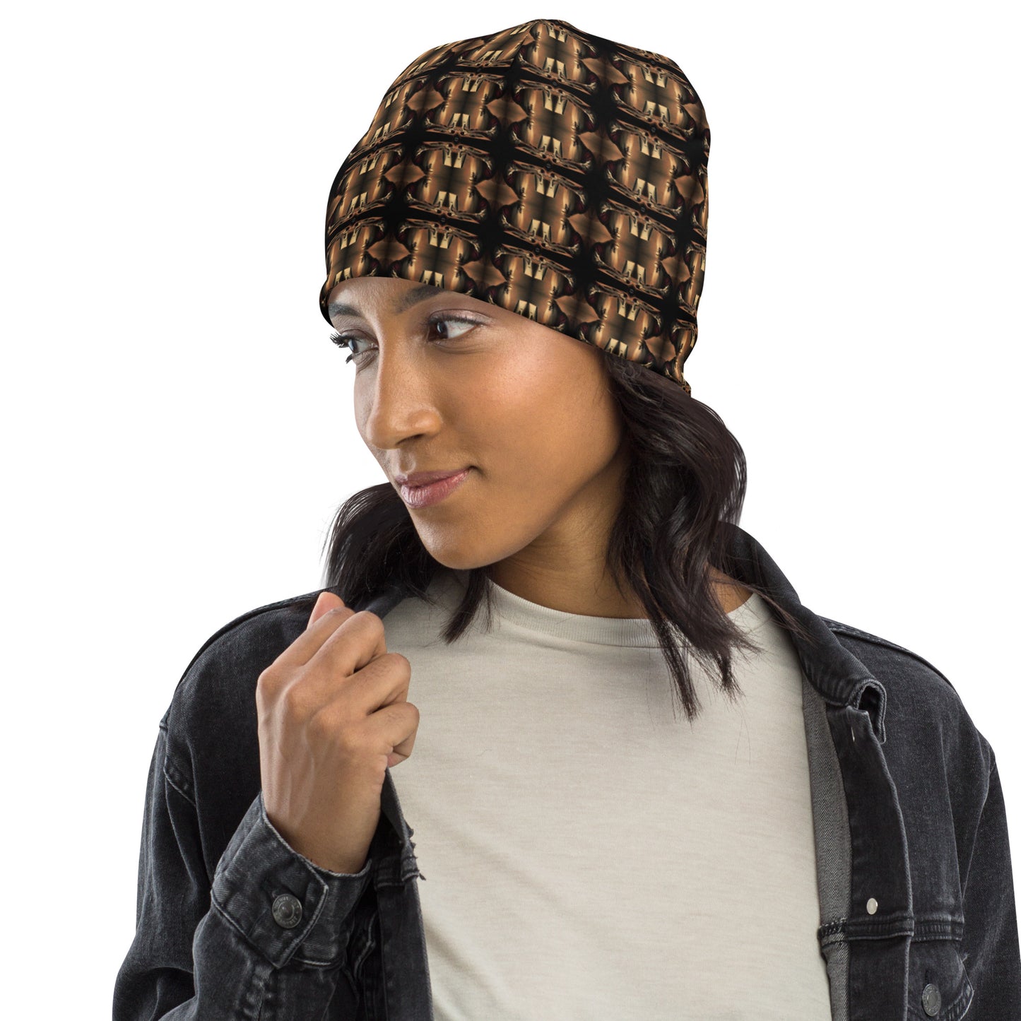 All-Over Print Beanie - The God Ball Originals by Chris Rabalais (2024)