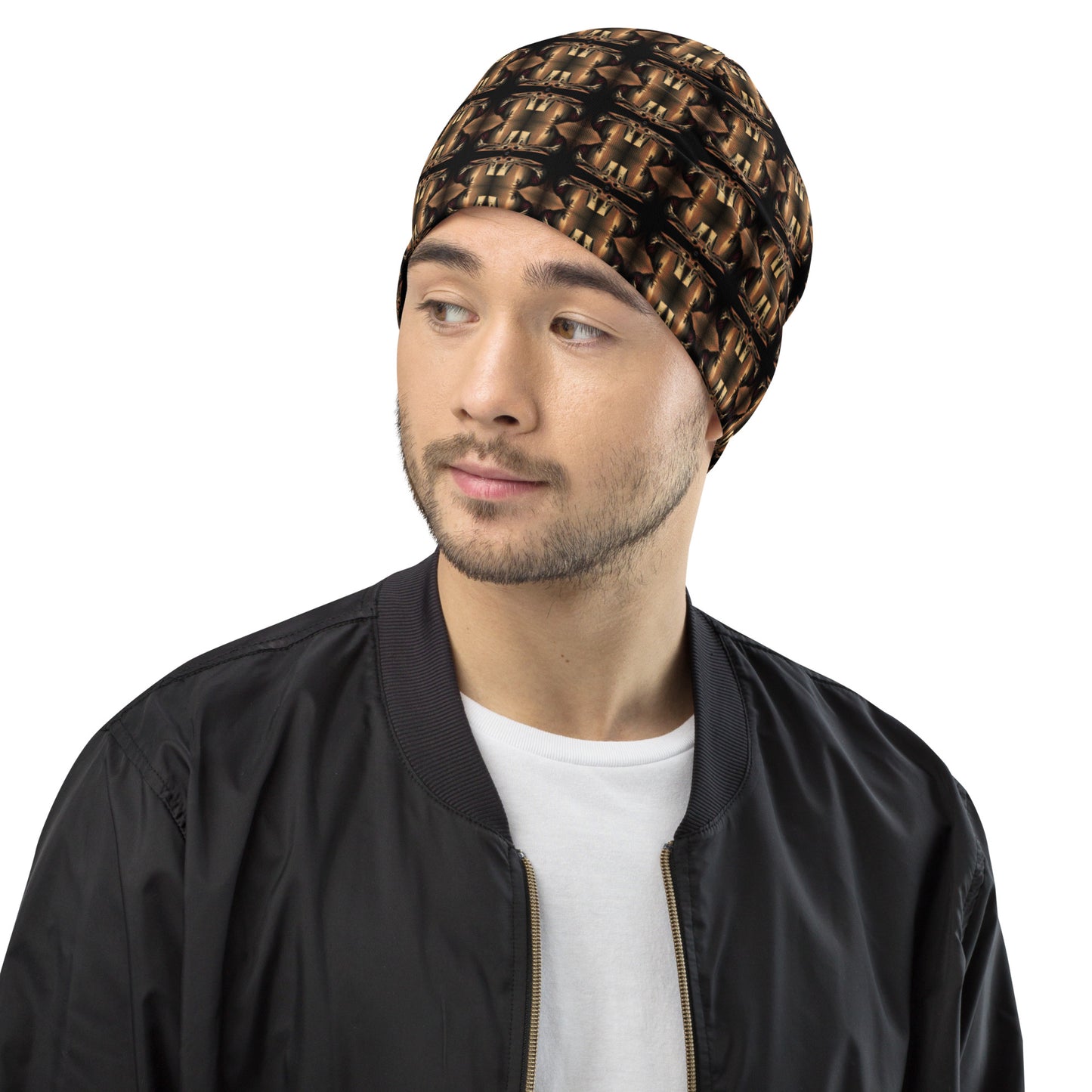 All-Over Print Beanie - The God Ball Originals by Chris Rabalais (2024)