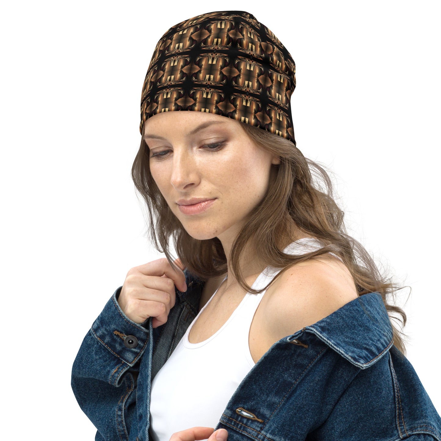 All-Over Print Beanie - The God Ball Originals by Chris Rabalais (2024)