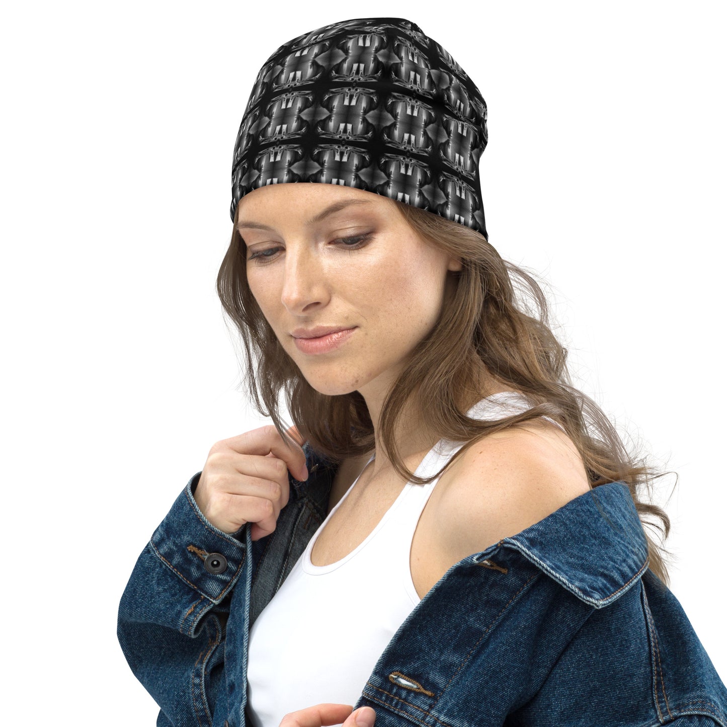 Classic Full-Print Beanie - The God Ball Originals by Chris Rabalais (2024)