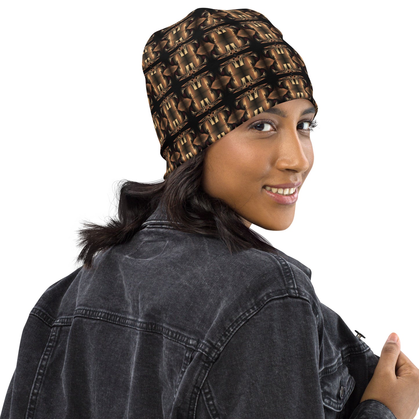 All-Over Print Beanie - The God Ball Originals by Chris Rabalais (2024)