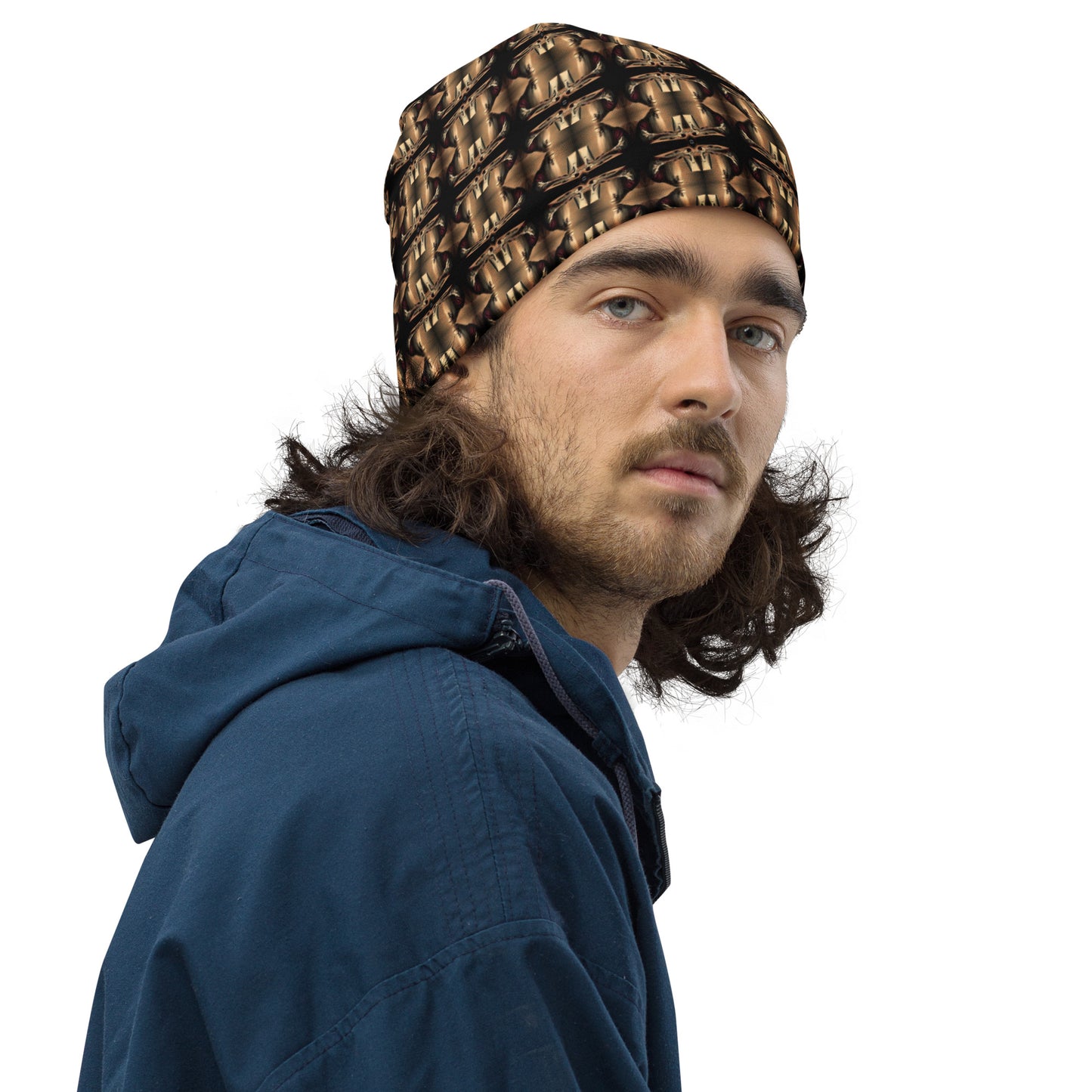All-Over Print Beanie - The God Ball Originals by Chris Rabalais (2024)