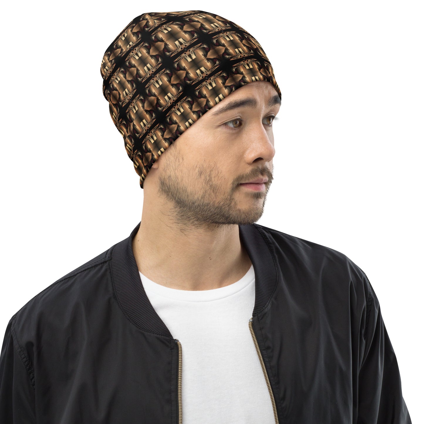 All-Over Print Beanie - The God Ball Originals by Chris Rabalais (2024)