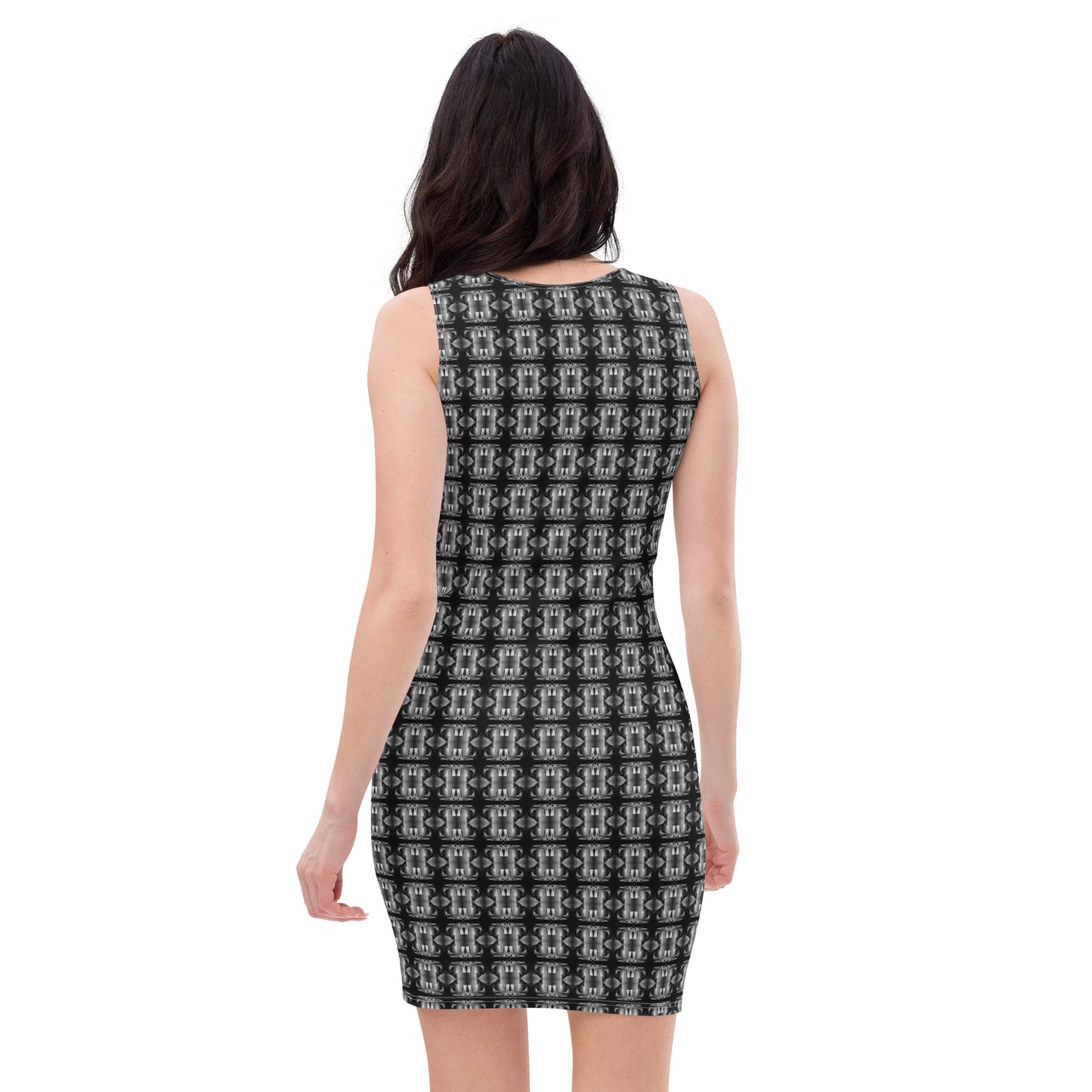 Classic Bodycon Ladies Dress (Full Print) - The God Ball Originals by Chris Rabalais (2024)