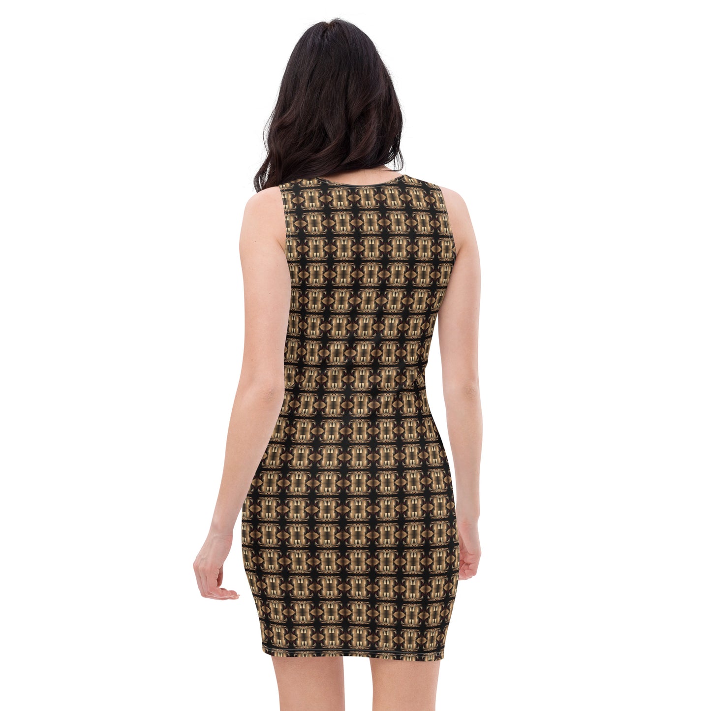 Platinum Bodycon Ladies Dress (Full Print) - The God Ball Originals by Chris Rabalais (2024)