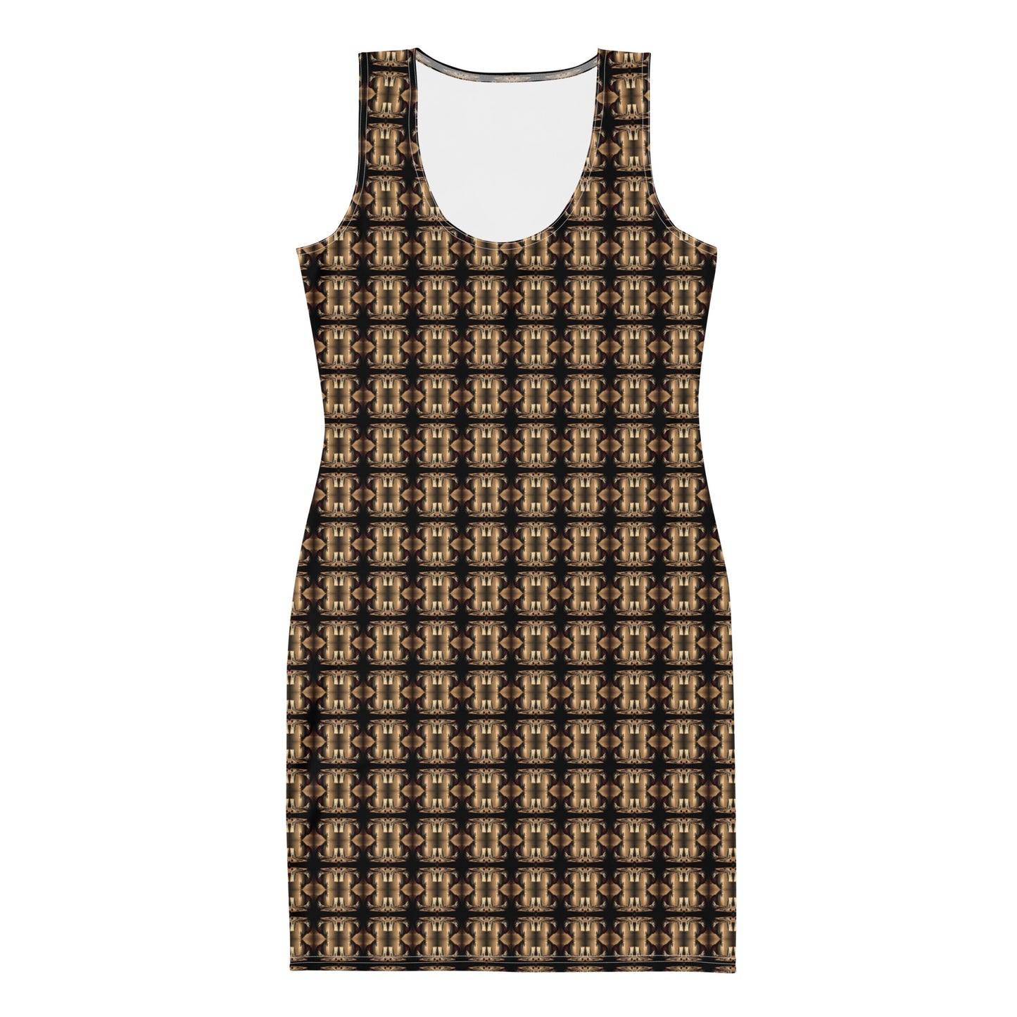 Platinum Bodycon Ladies Dress (Full Print) - The God Ball Originals by Chris Rabalais (2024)