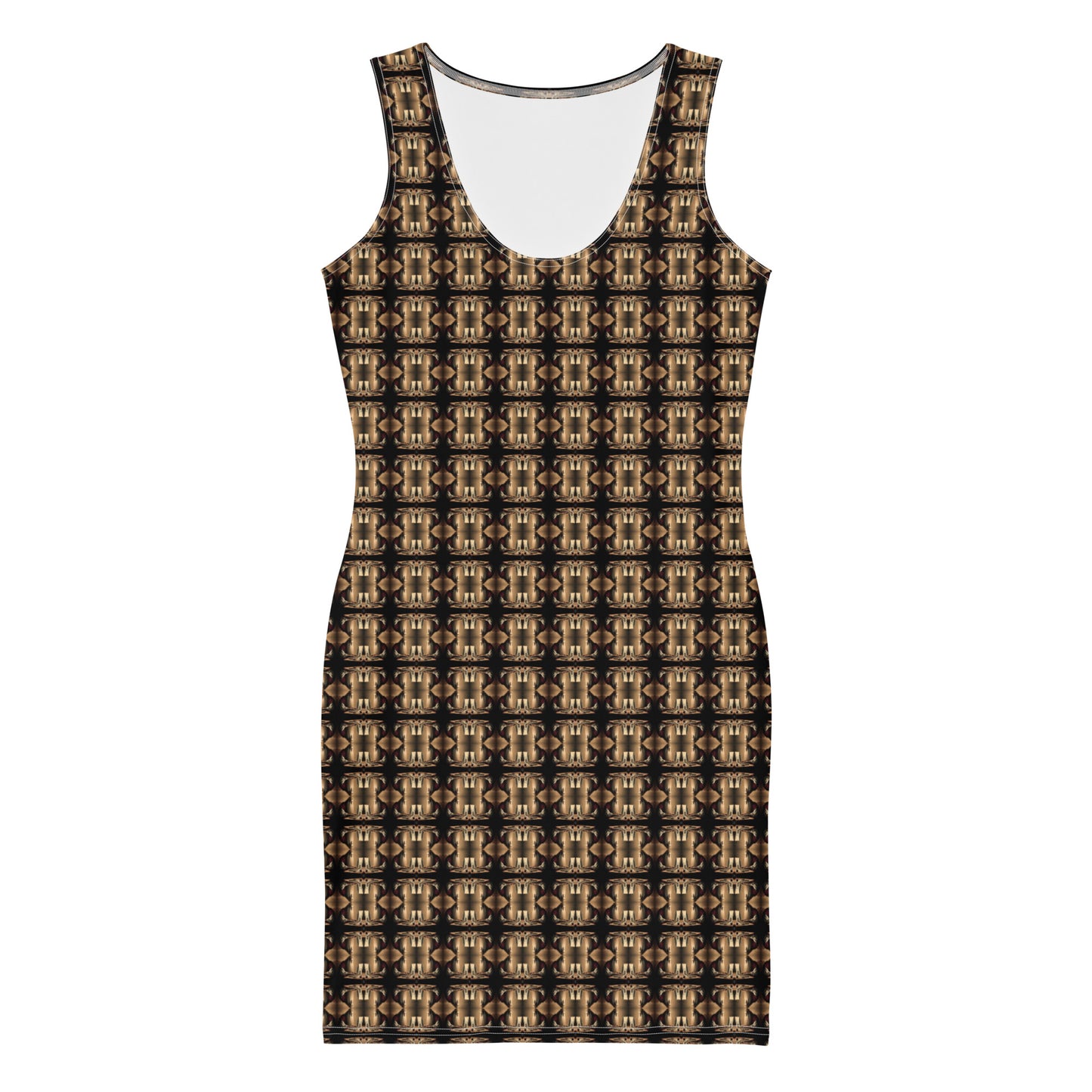 Platinum Bodycon Ladies Dress (Full Print) - The God Ball Originals by Chris Rabalais (2024)