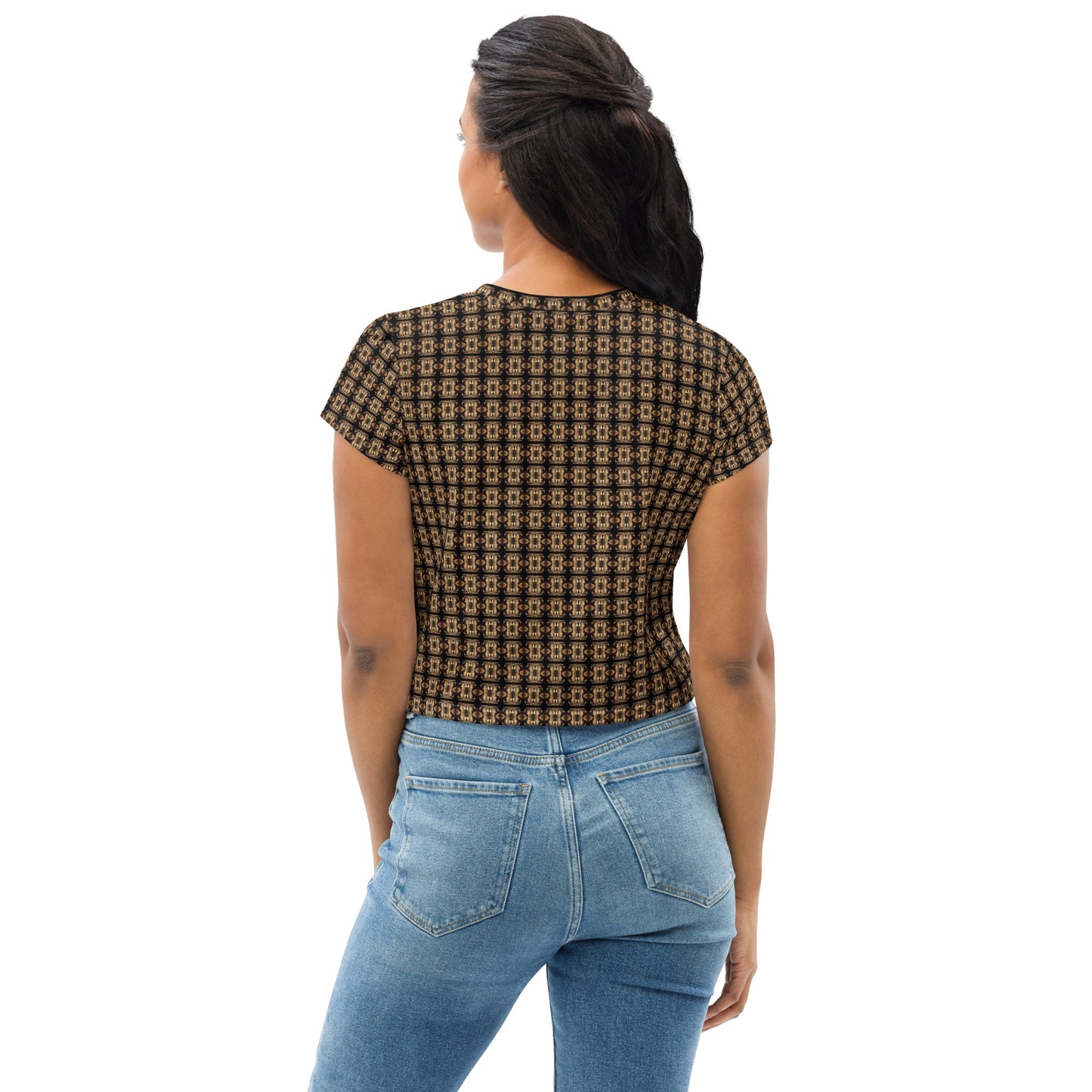 Platinum Ladies All-Over Print Crop Tee - The God Ball Originals by Chris Rabalais (2024)