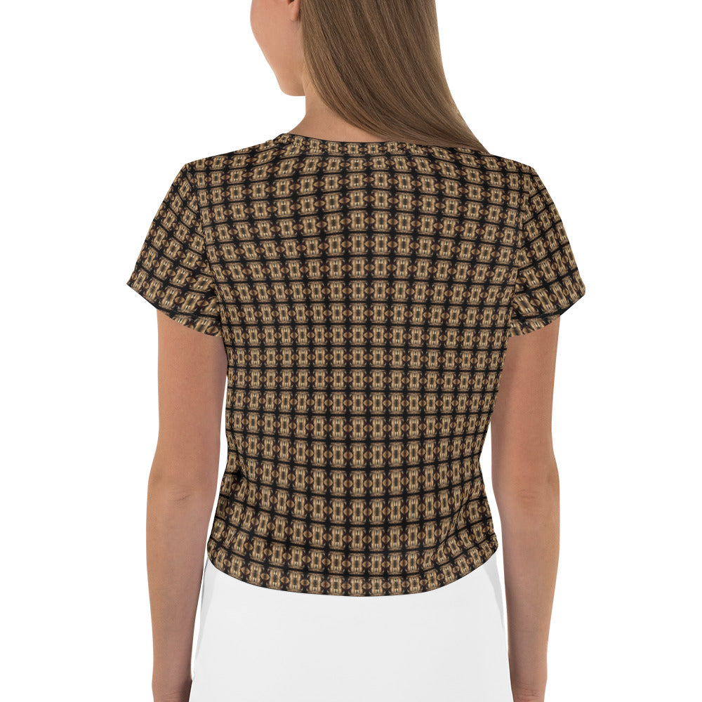 Platinum Ladies All-Over Print Crop Tee - The God Ball Originals by Chris Rabalais (2024)