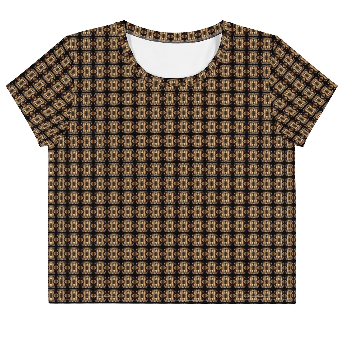 Platinum Ladies All-Over Print Crop Tee - The God Ball Originals by Chris Rabalais (2024)