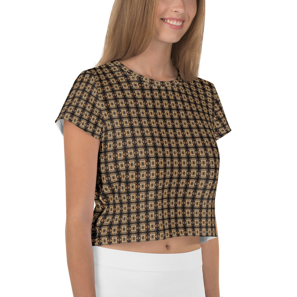 Platinum Ladies All-Over Print Crop Tee - The God Ball Originals by Chris Rabalais (2024)