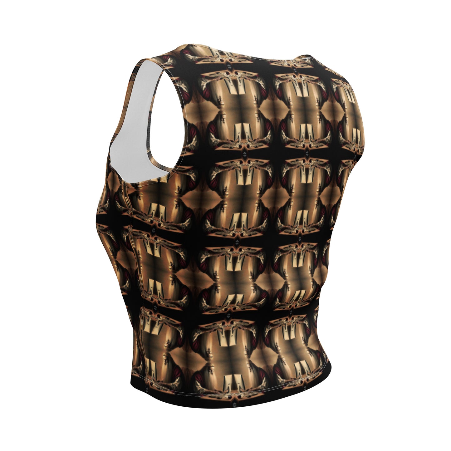 Platinum Ladies Crop Top (Full Print) - The God Ball Originals by Chris Rabalais (2024)