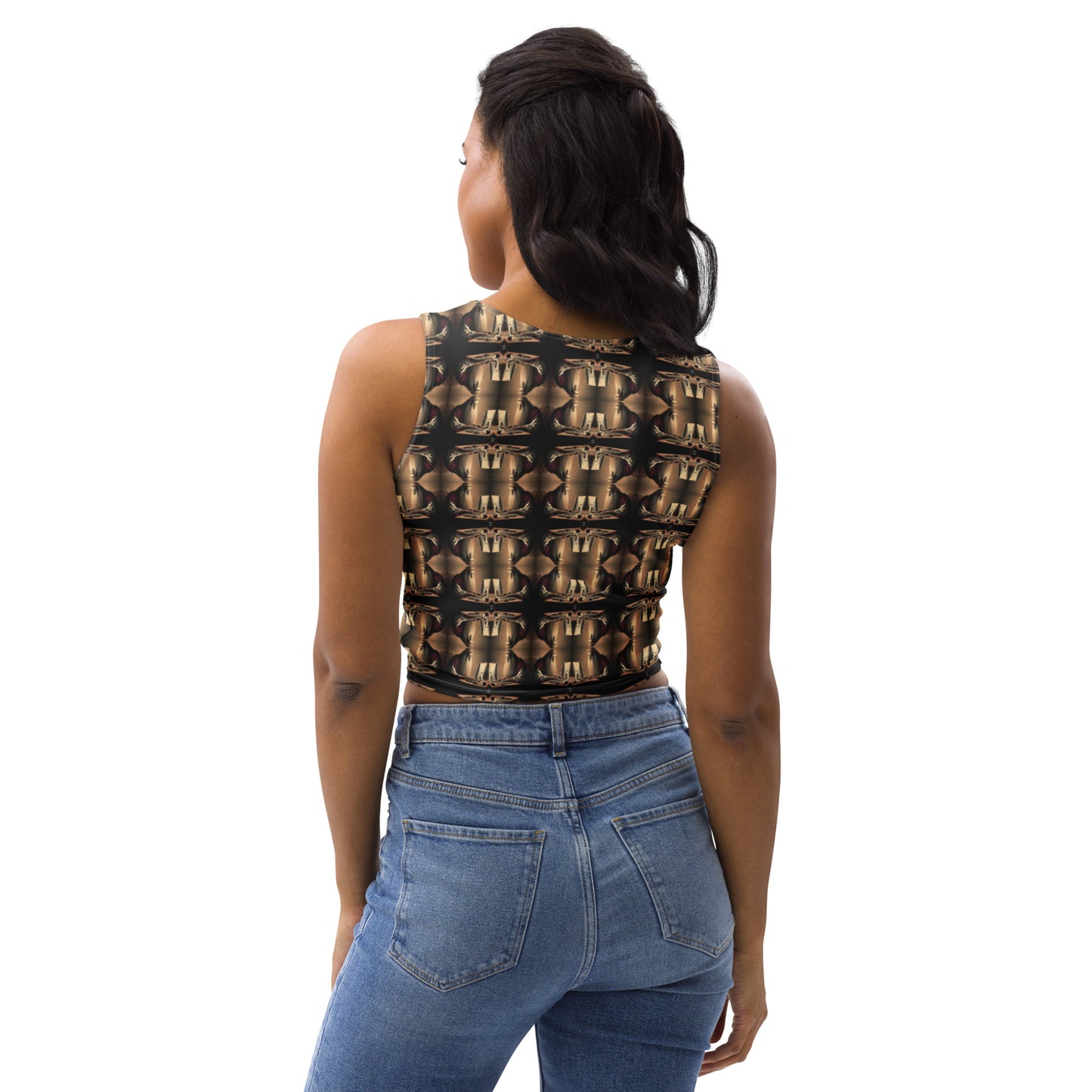 Platinum Ladies Crop Top (Full Print) - The God Ball Originals by Chris Rabalais (2024)