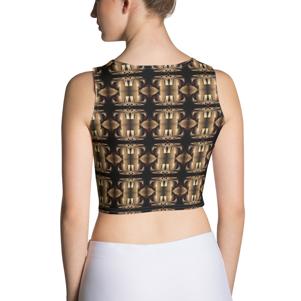 Platinum Ladies Crop Top (Full Print) - The God Ball Originals by Chris Rabalais (2024)