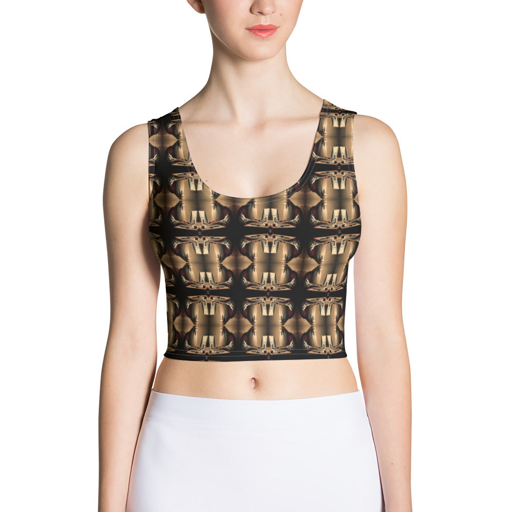 Platinum Ladies Crop Top (Full Print) - The God Ball Originals by Chris Rabalais (2024)