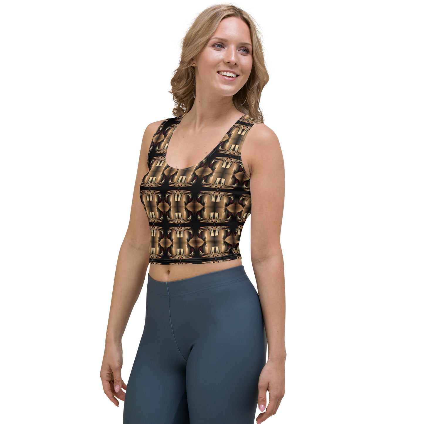 Platinum Ladies Crop Top (Full Print) - The God Ball Originals by Chris Rabalais (2024)