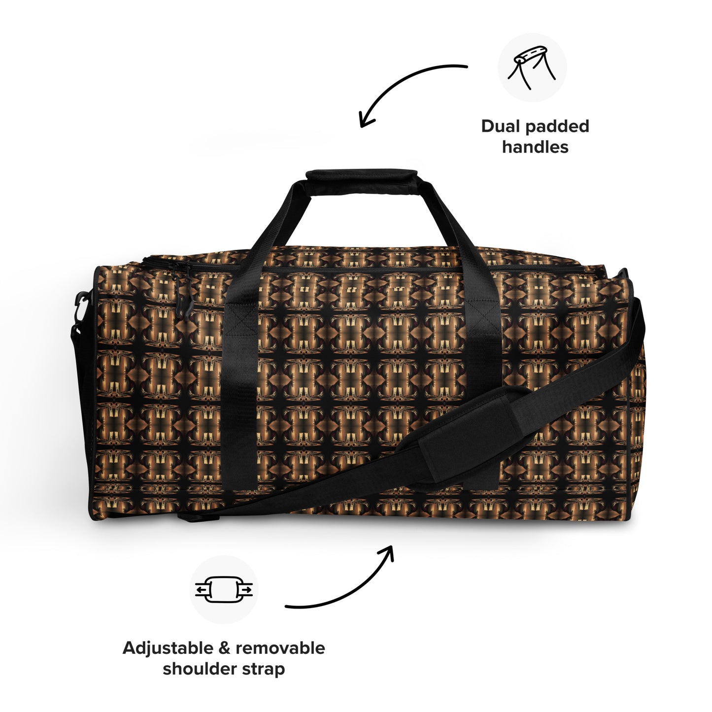 Premium Duffle Bag (Full Print) - The God Ball Originals by Chris Rabalais (2024)