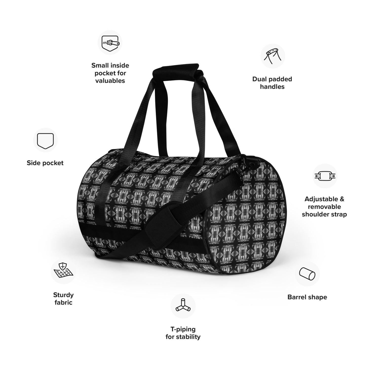 Classic Gym Bag (Full Print) - The God Ball Originals by Chris Rabalais (2024)