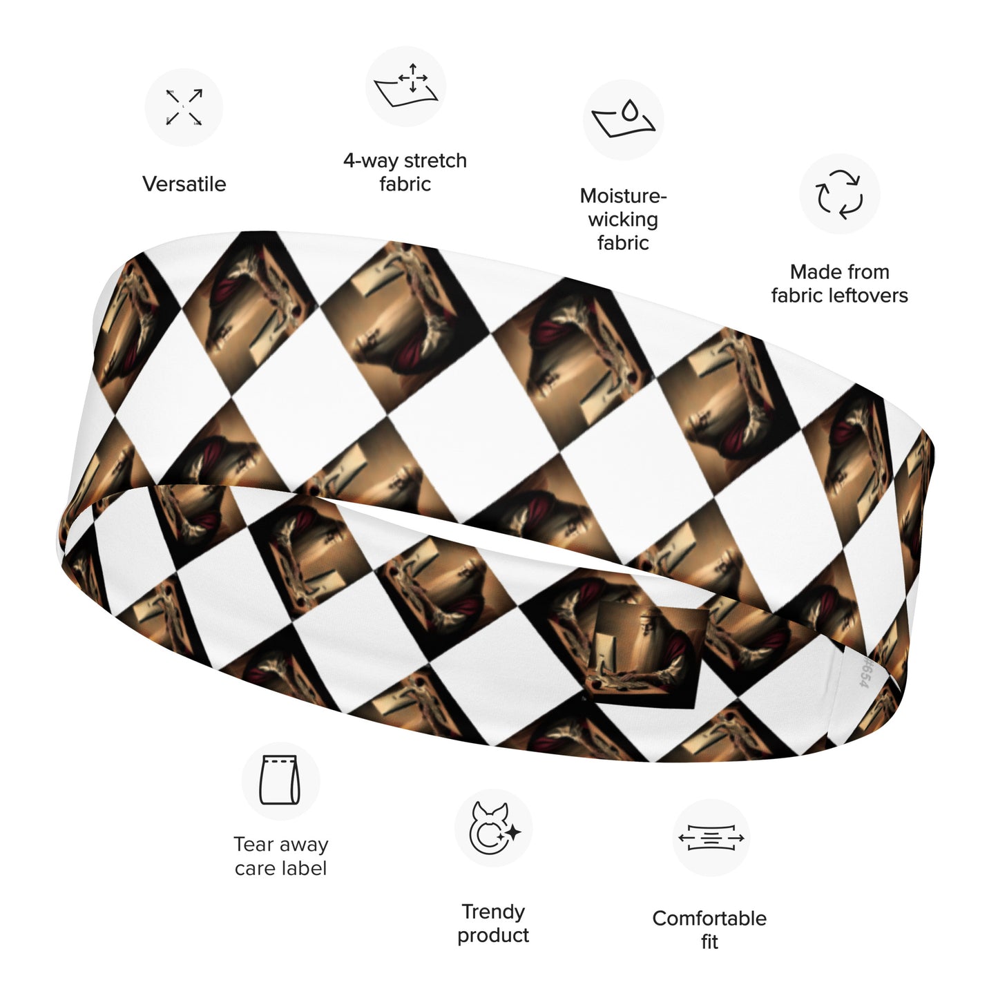 Diamond Gold Headband (Full Print) - The God Ball Originals by Chris Rabalais (2024)