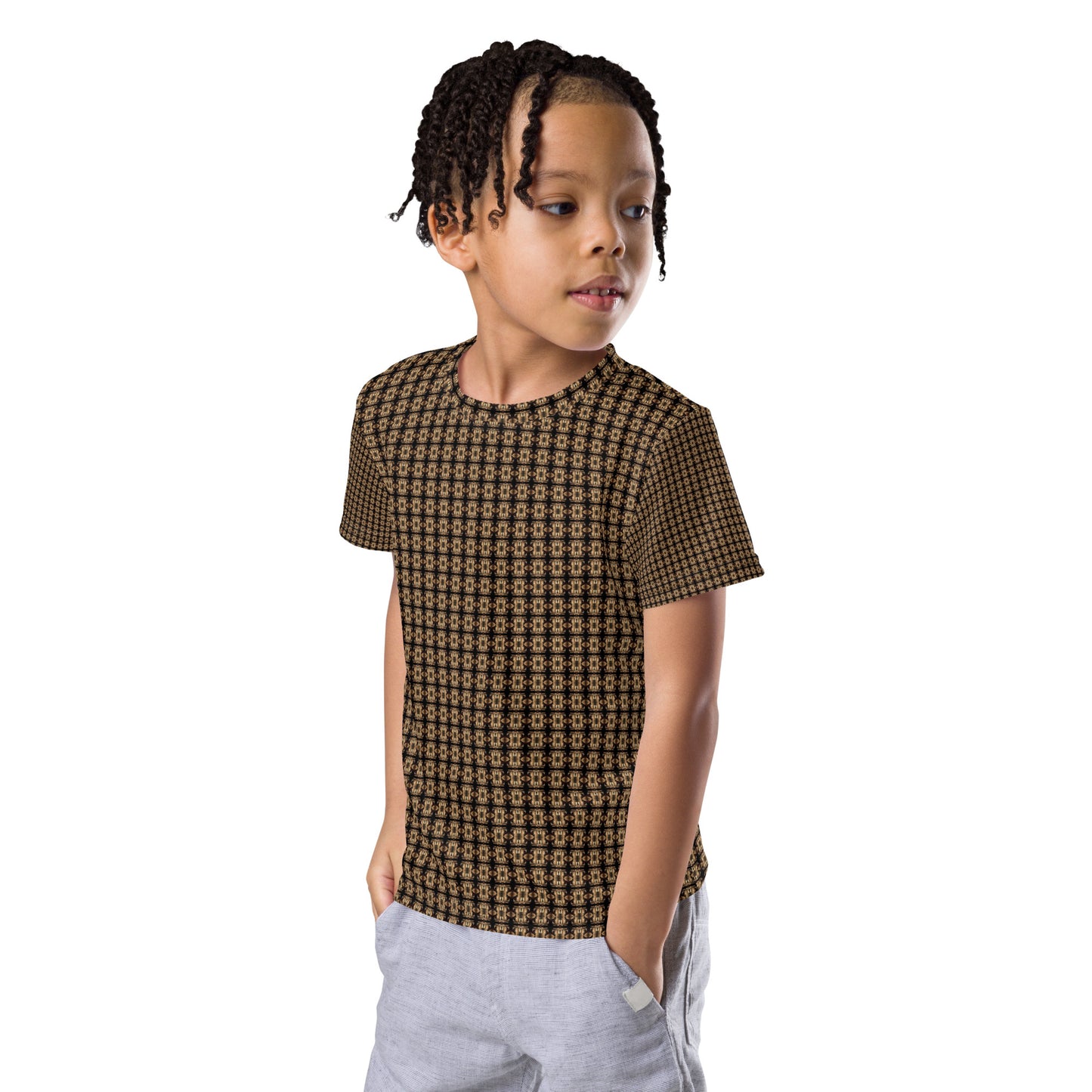 Platinum Kids Crew Neck T-Shirt (Full Print) - The God Ball Originals by Chris Rabalais (2024)
