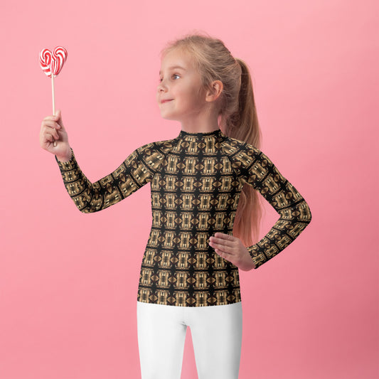 Platinum Kids Rash Guard (Full Print) - The God Ball Originals by Chris Rabalais (2024)