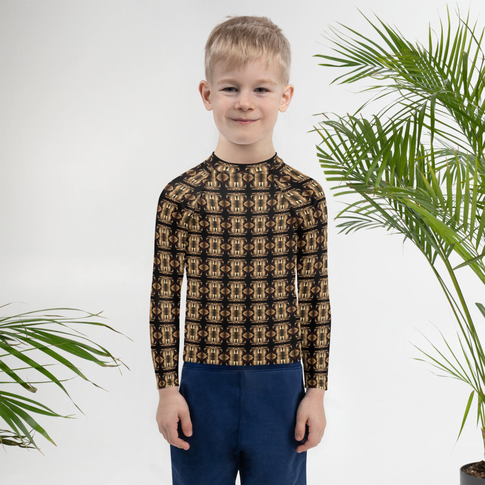 Platinum Kids Rash Guard (Full Print) - The God Ball Originals by Chris Rabalais (2024)