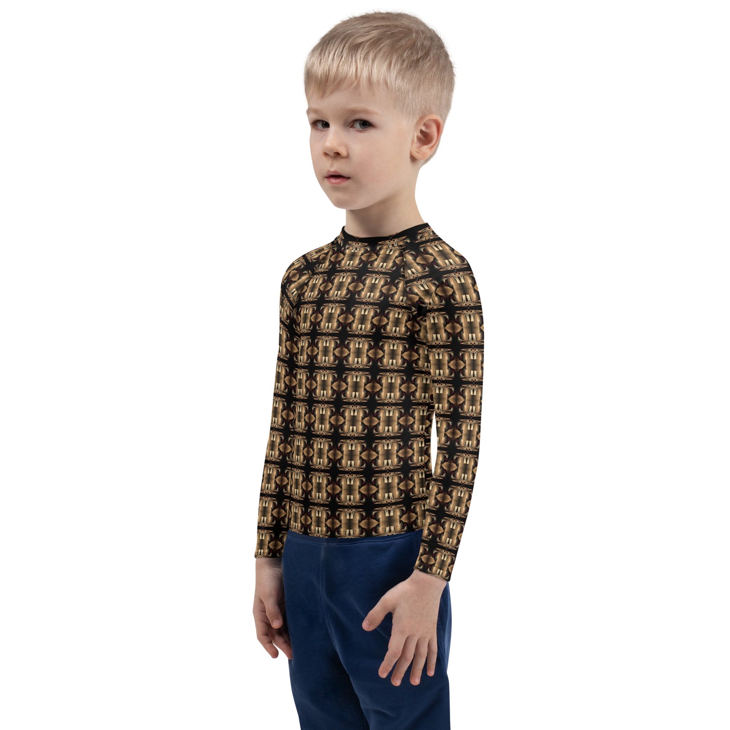 Platinum Kids Rash Guard (Full Print) - The God Ball Originals by Chris Rabalais (2024)