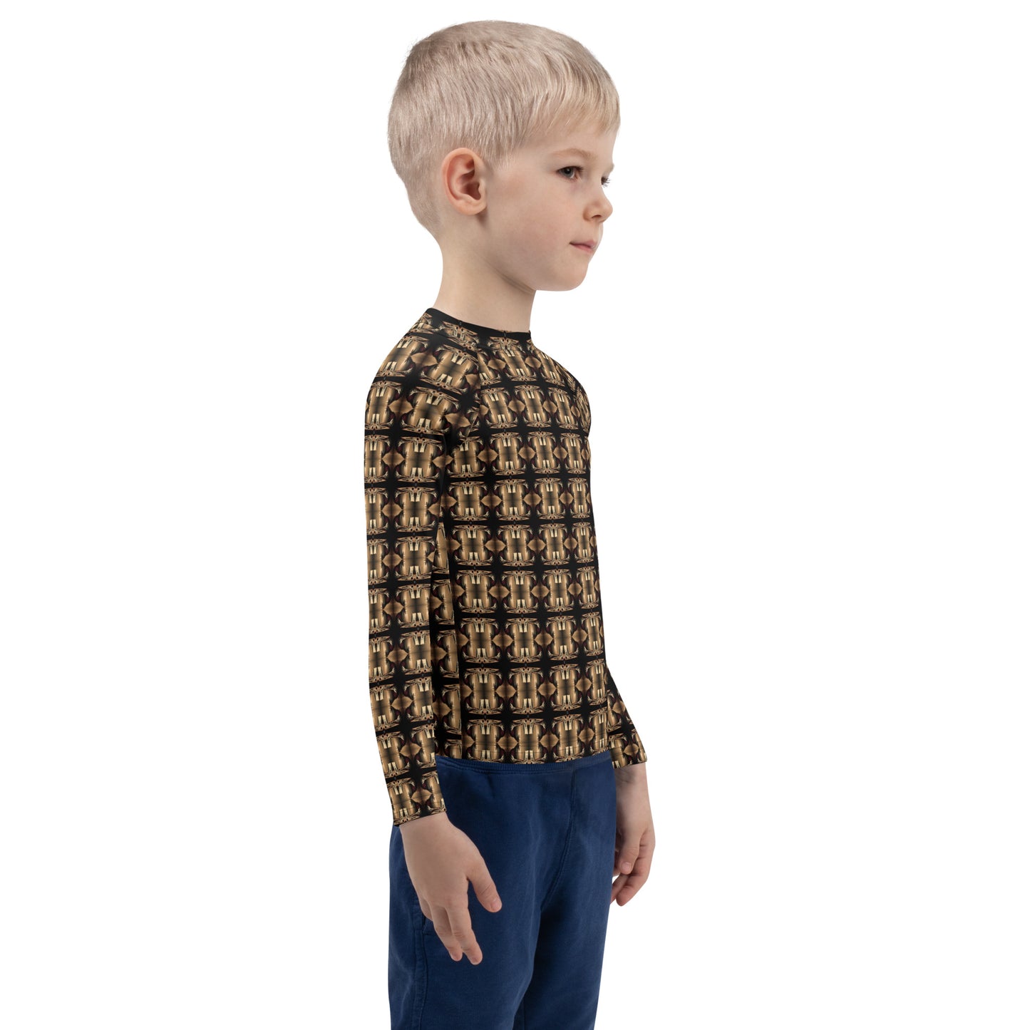 Platinum Kids Rash Guard (Full Print) - The God Ball Originals by Chris Rabalais (2024)