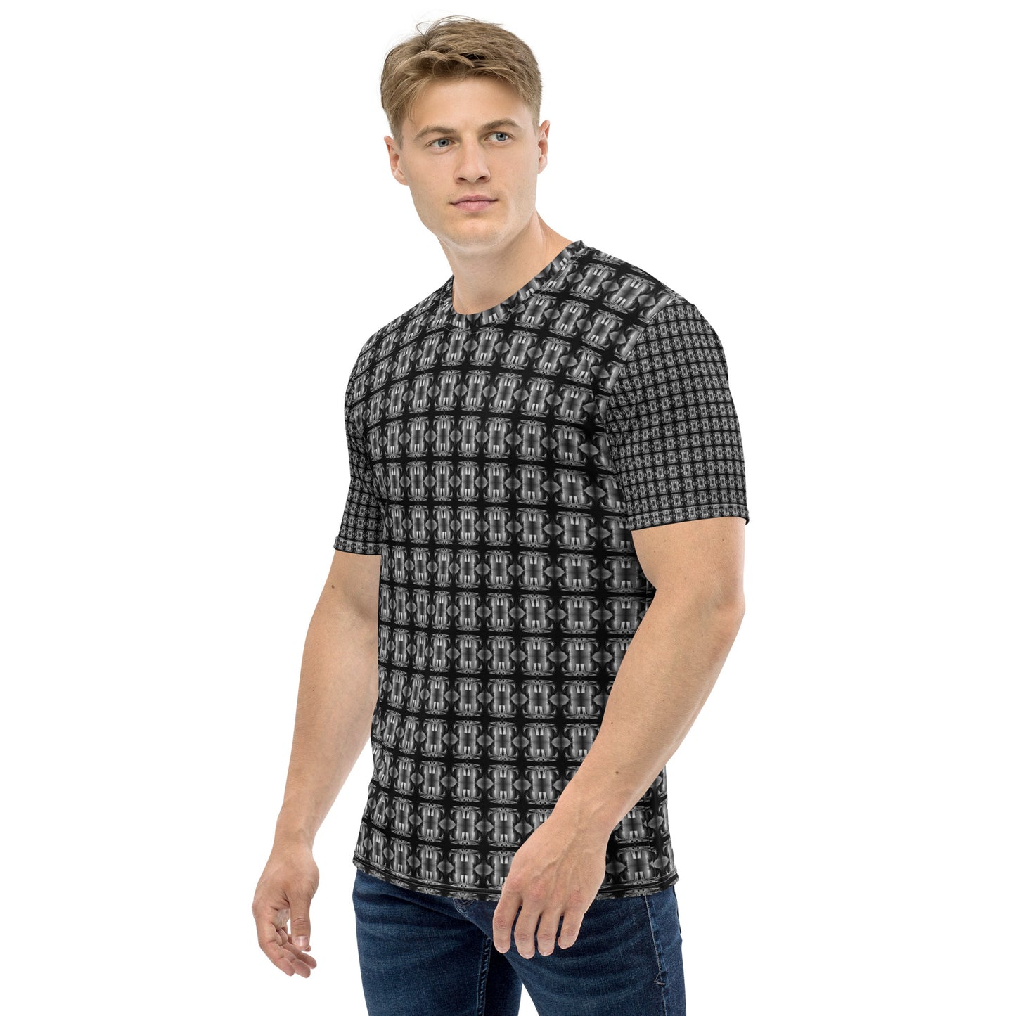 Classic Men's Crew T-Shirt (Full Print) - The God Ball Originals by Chris Rabalais (2024)