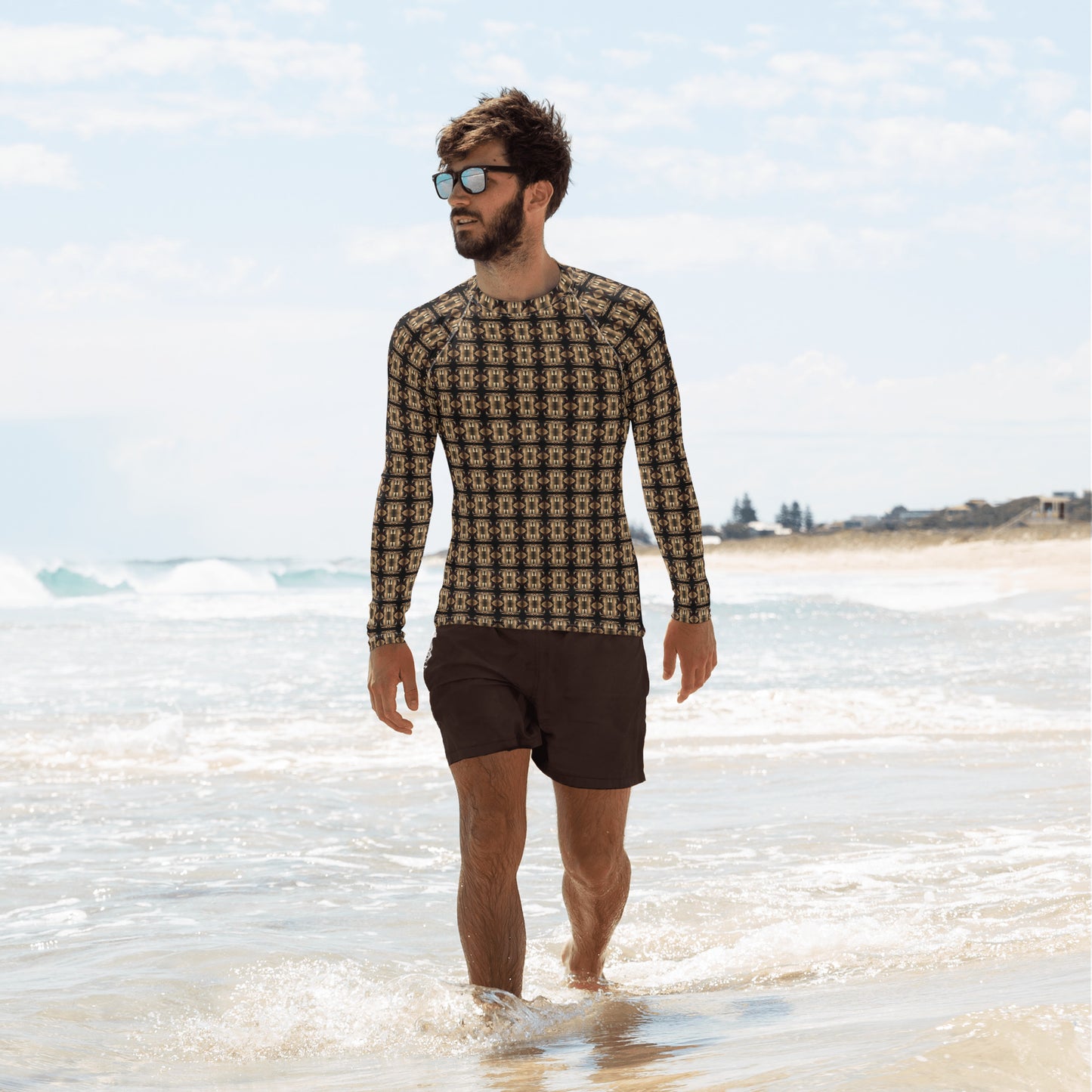 Men's Premium Rash Guard (Full Print) - The God Ball Originals by Chris Rabalais (2024)