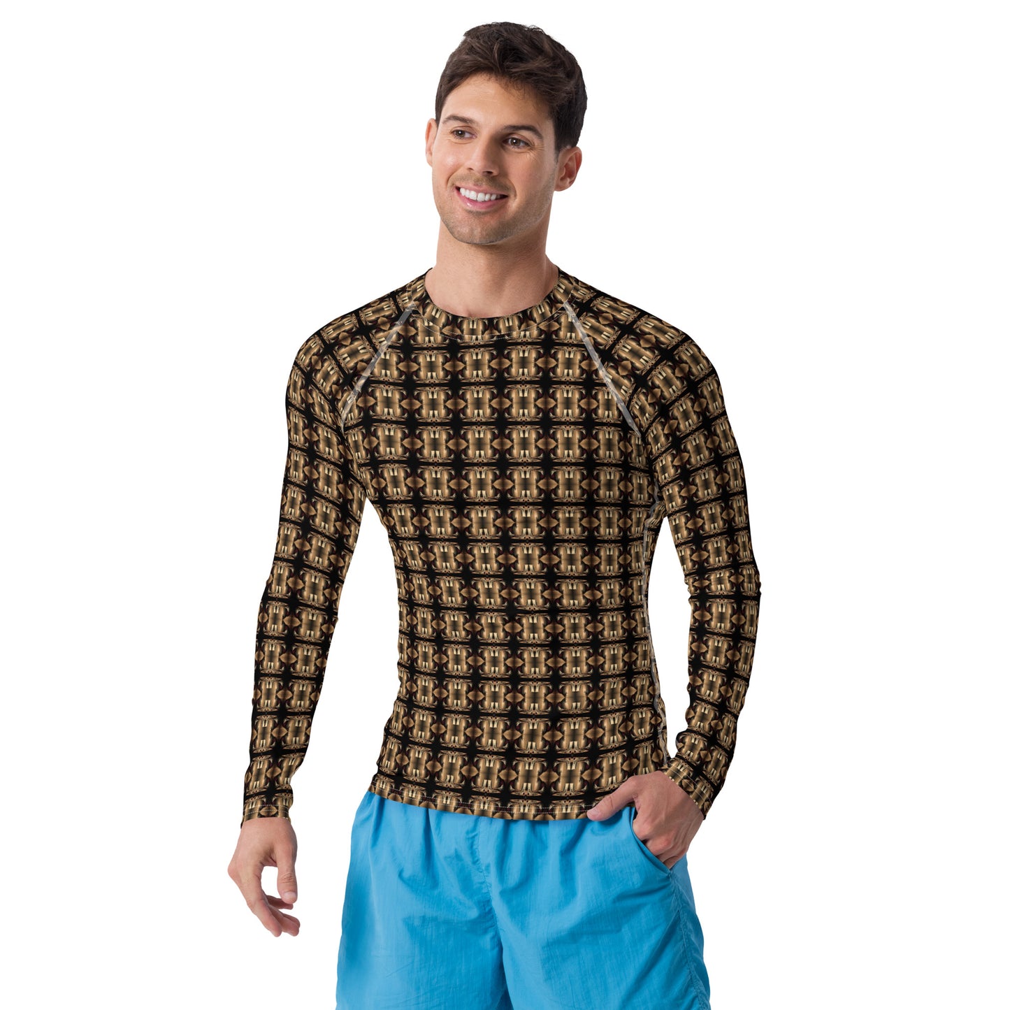 Men's Premium Rash Guard (Full Print) - The God Ball Originals by Chris Rabalais (2024)