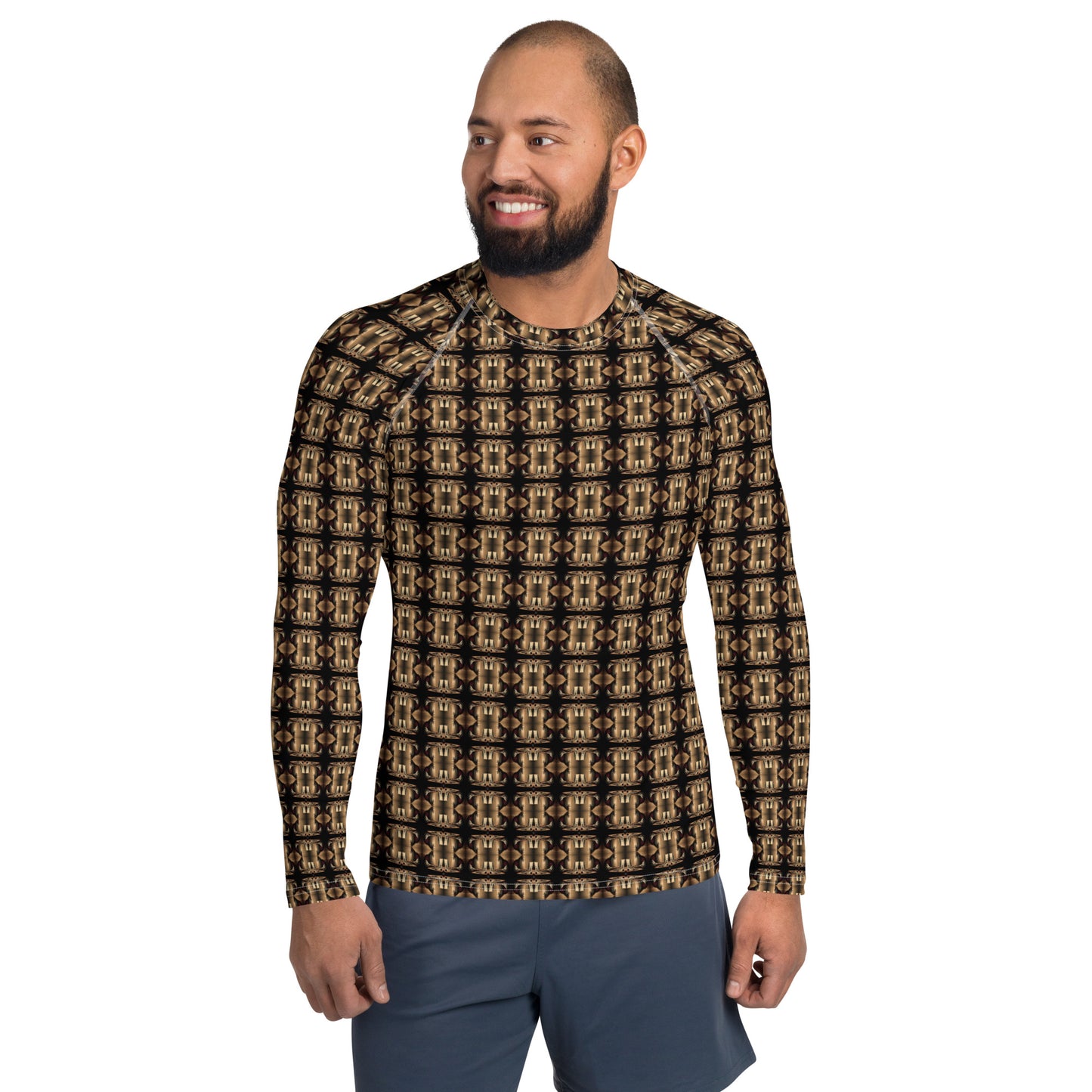 Men's Premium Rash Guard (Full Print) - The God Ball Originals by Chris Rabalais (2024)