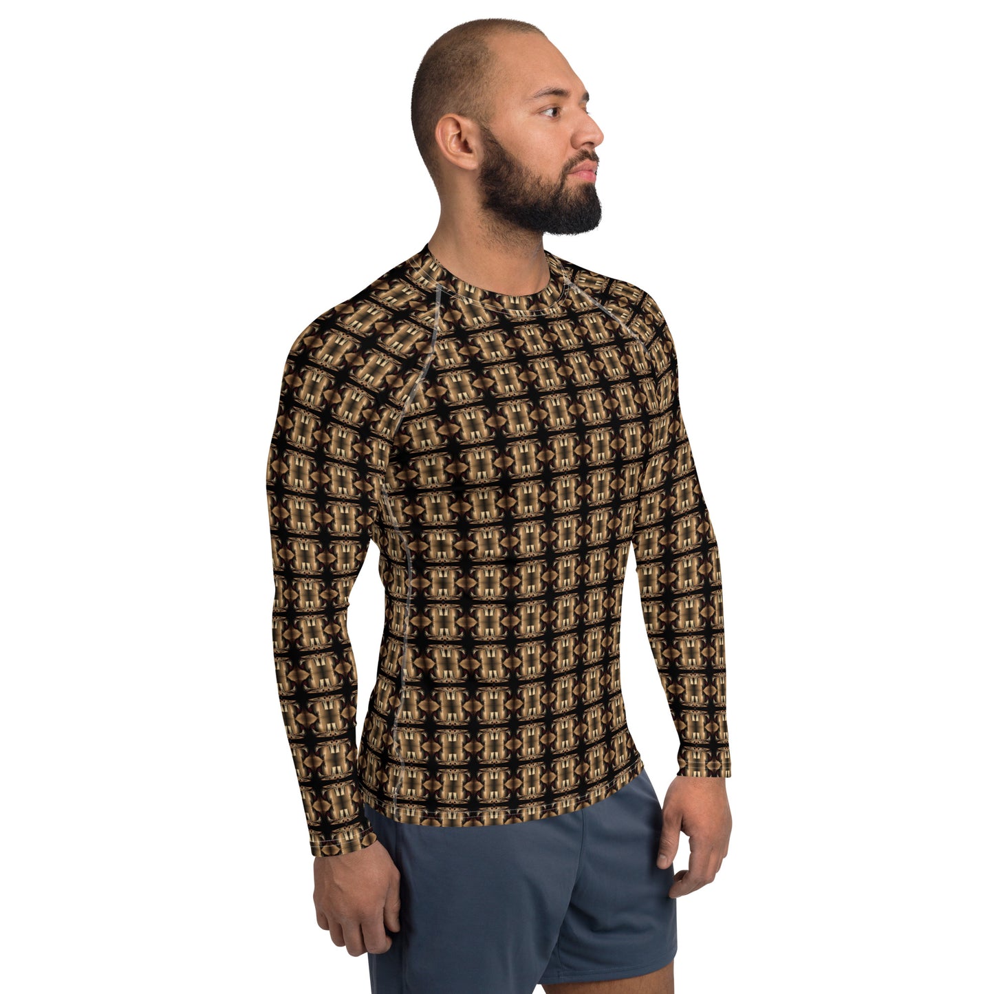 Men's Premium Rash Guard (Full Print) - The God Ball Originals by Chris Rabalais (2024)